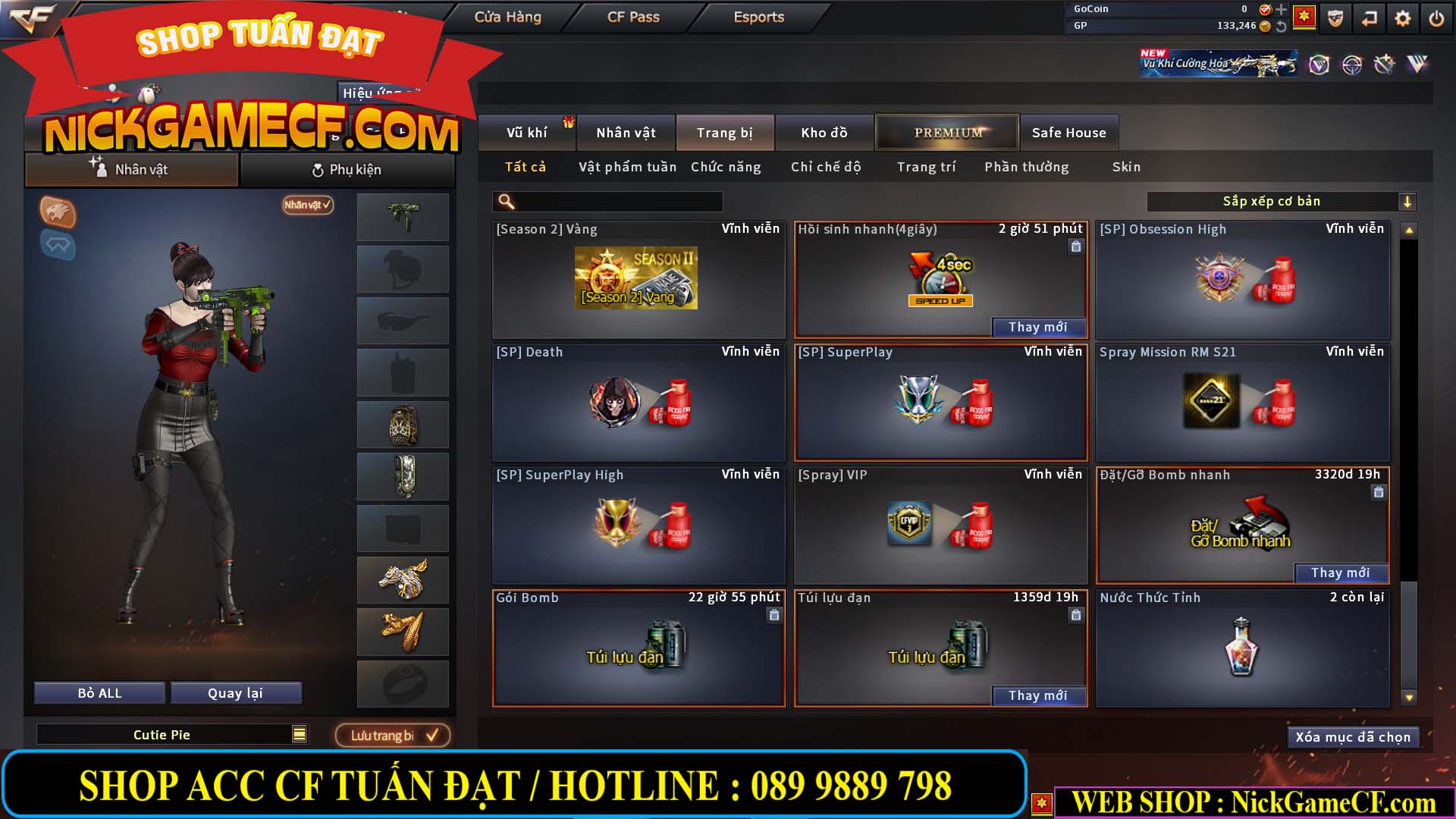MÃ CF14107 - GIÁ : 3650K - CHIẾN FULL ZOM NHỎ XINH - GẦN VIP4