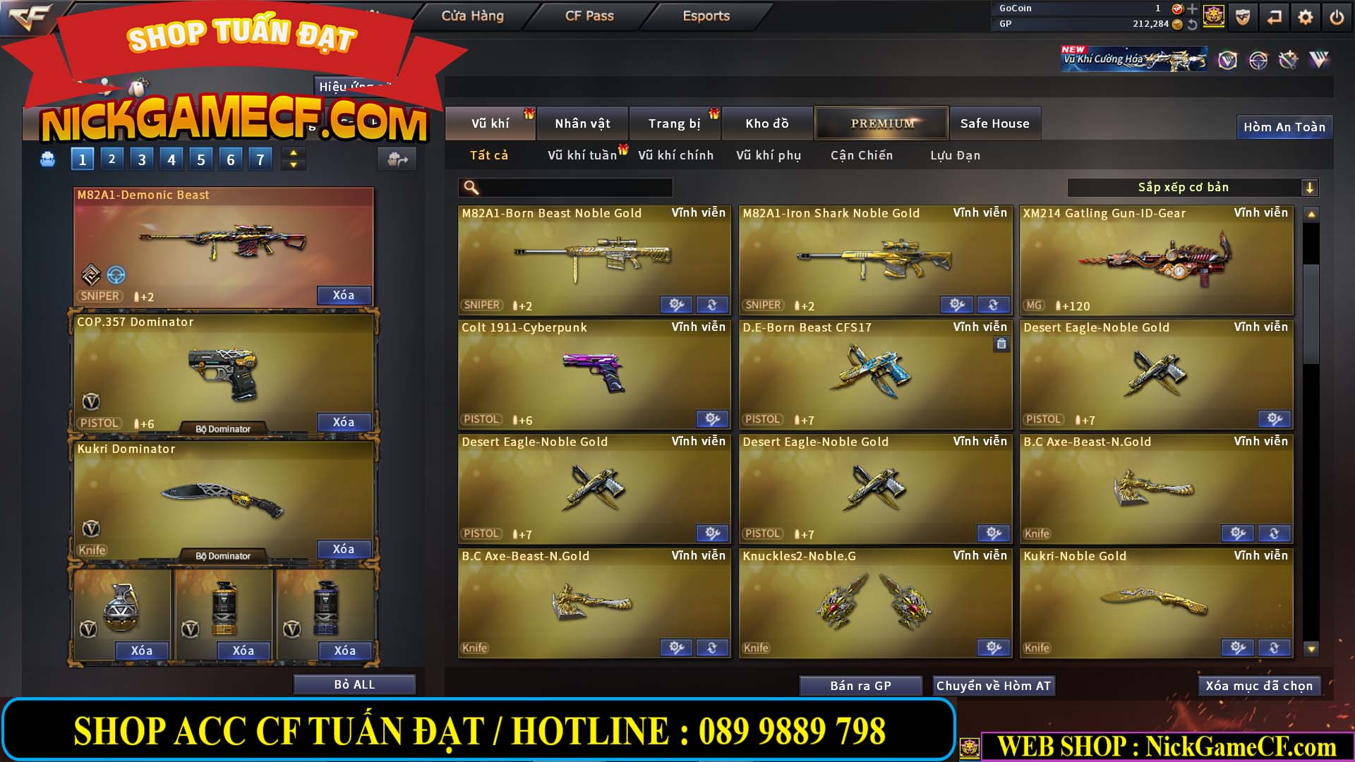 MÃ CF14112 - GIÁ : 5M2 - CHUYÊN TÙM LUM - 44 VIP - VIP5