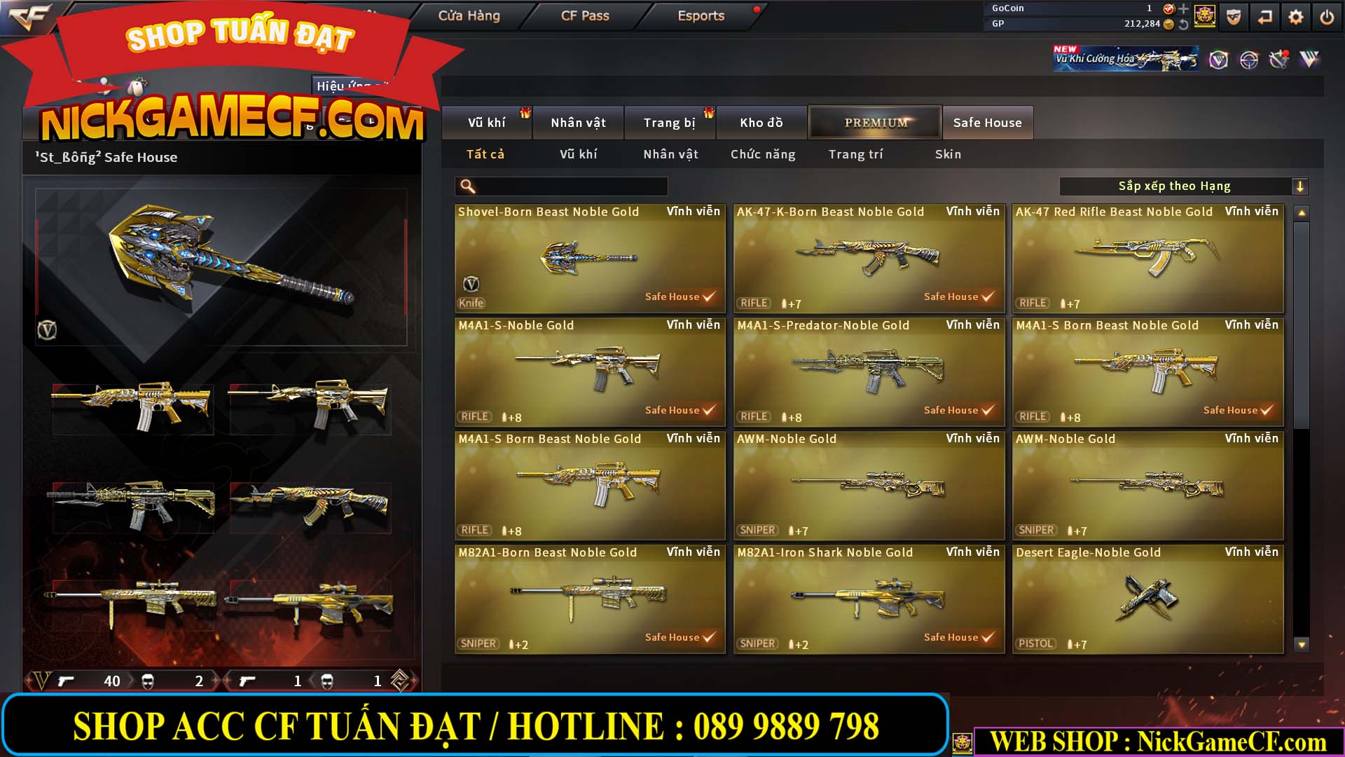 MÃ CF14112 - GIÁ : 5M2 - CHUYÊN TÙM LUM - 44 VIP - VIP5