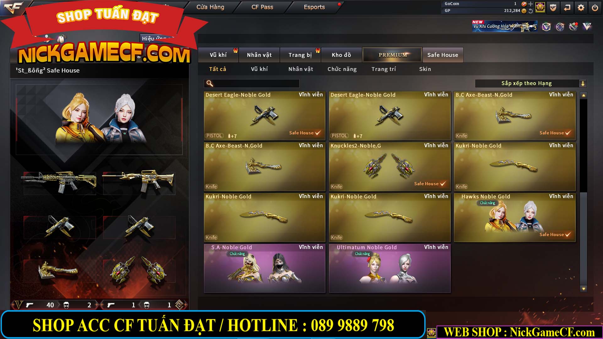 MÃ CF14112 - GIÁ : 5M2 - CHUYÊN TÙM LUM - 44 VIP - VIP5
