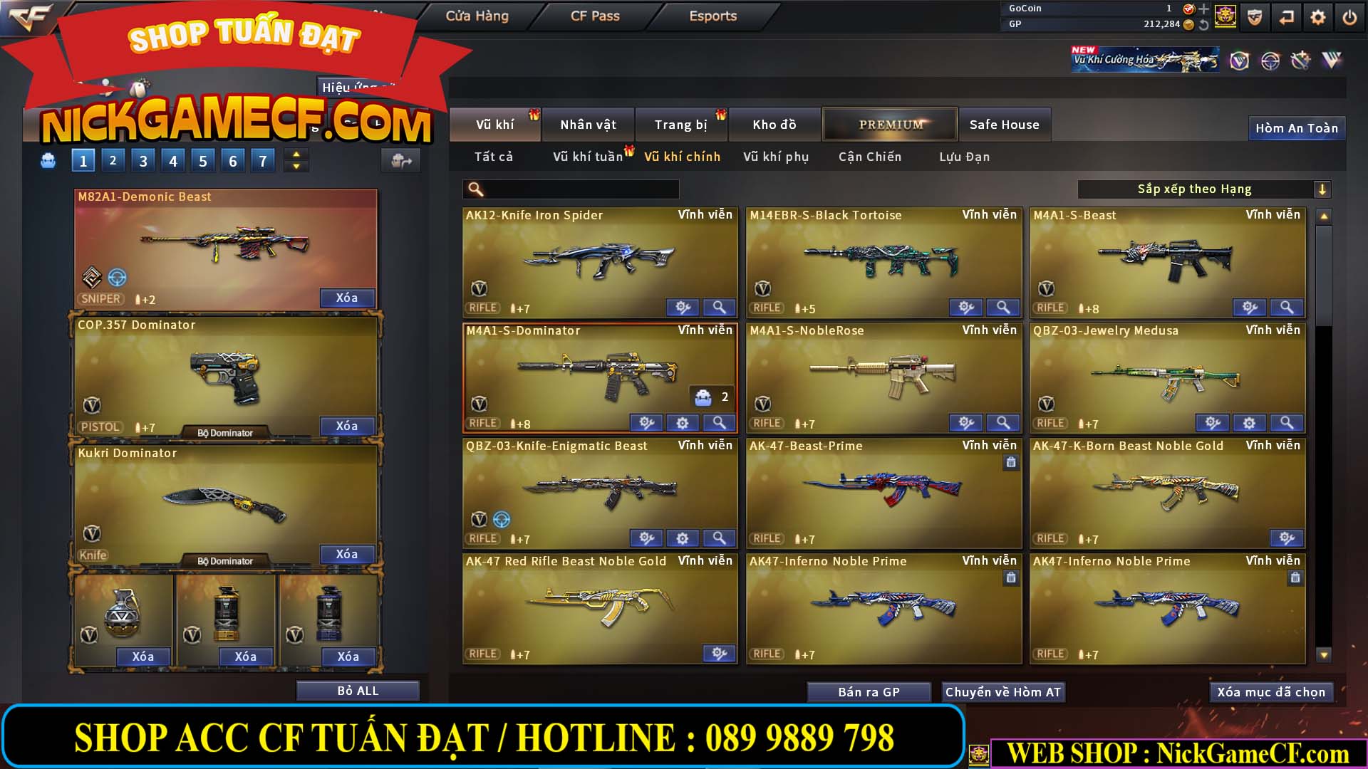 MÃ CF14112 - GIÁ : 5M2 - CHUYÊN TÙM LUM - 44 VIP - VIP5