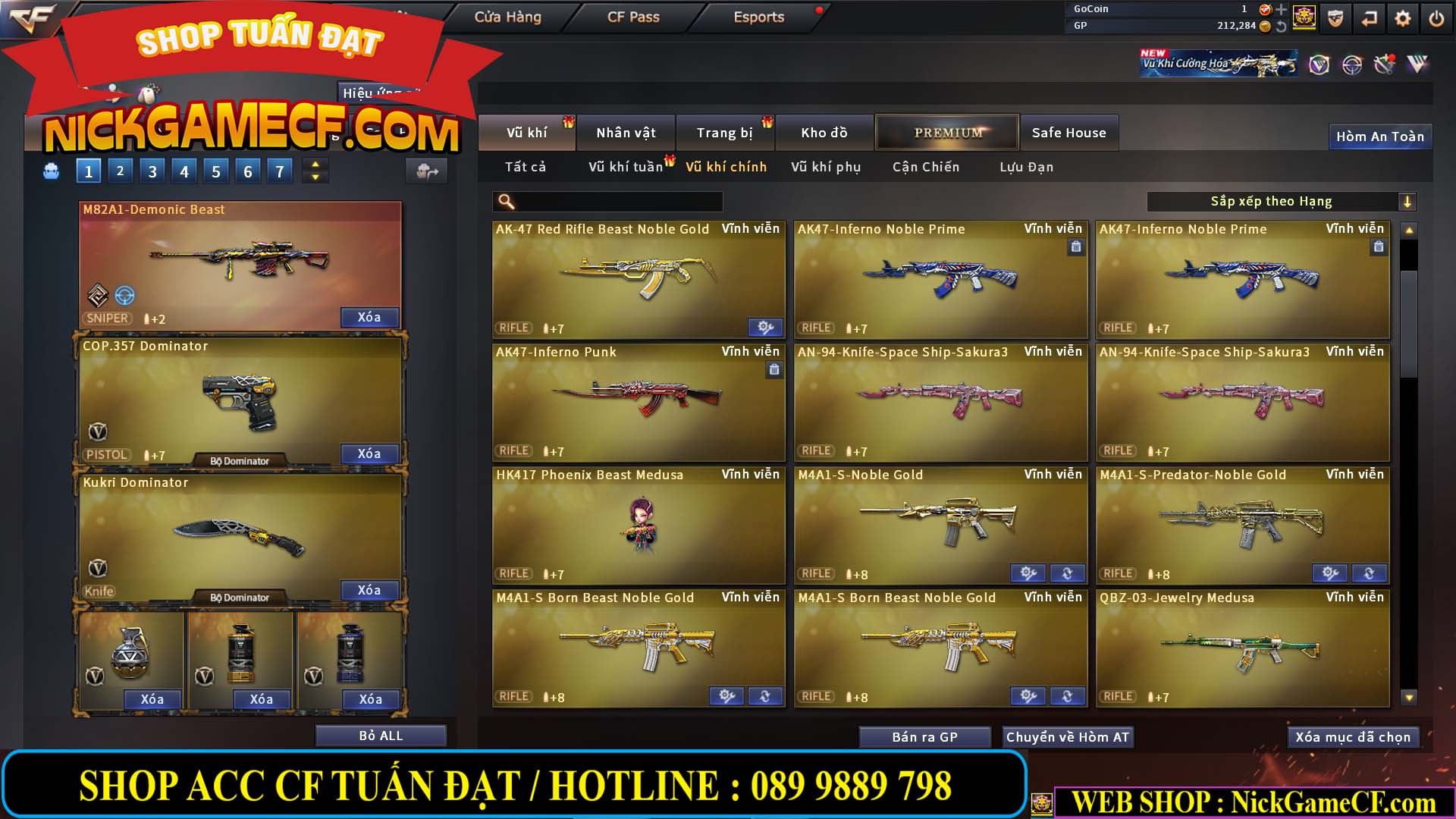 MÃ CF14112 - GIÁ : 5M2 - CHUYÊN TÙM LUM - 44 VIP - VIP5