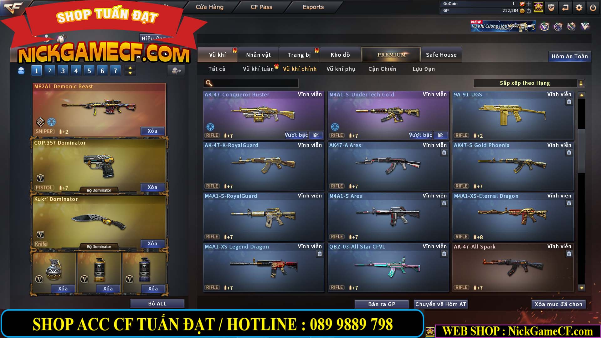 MÃ CF14112 - GIÁ : 5M2 - CHUYÊN TÙM LUM - 44 VIP - VIP5