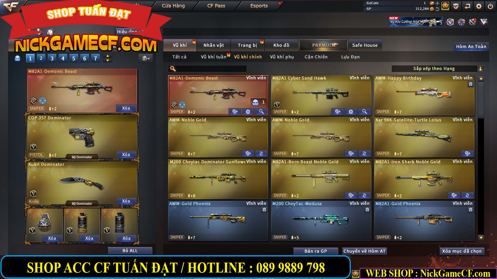 MÃ CF14112 - GIÁ : 5M2 - CHUYÊN TÙM LUM - 44 VIP - VIP5