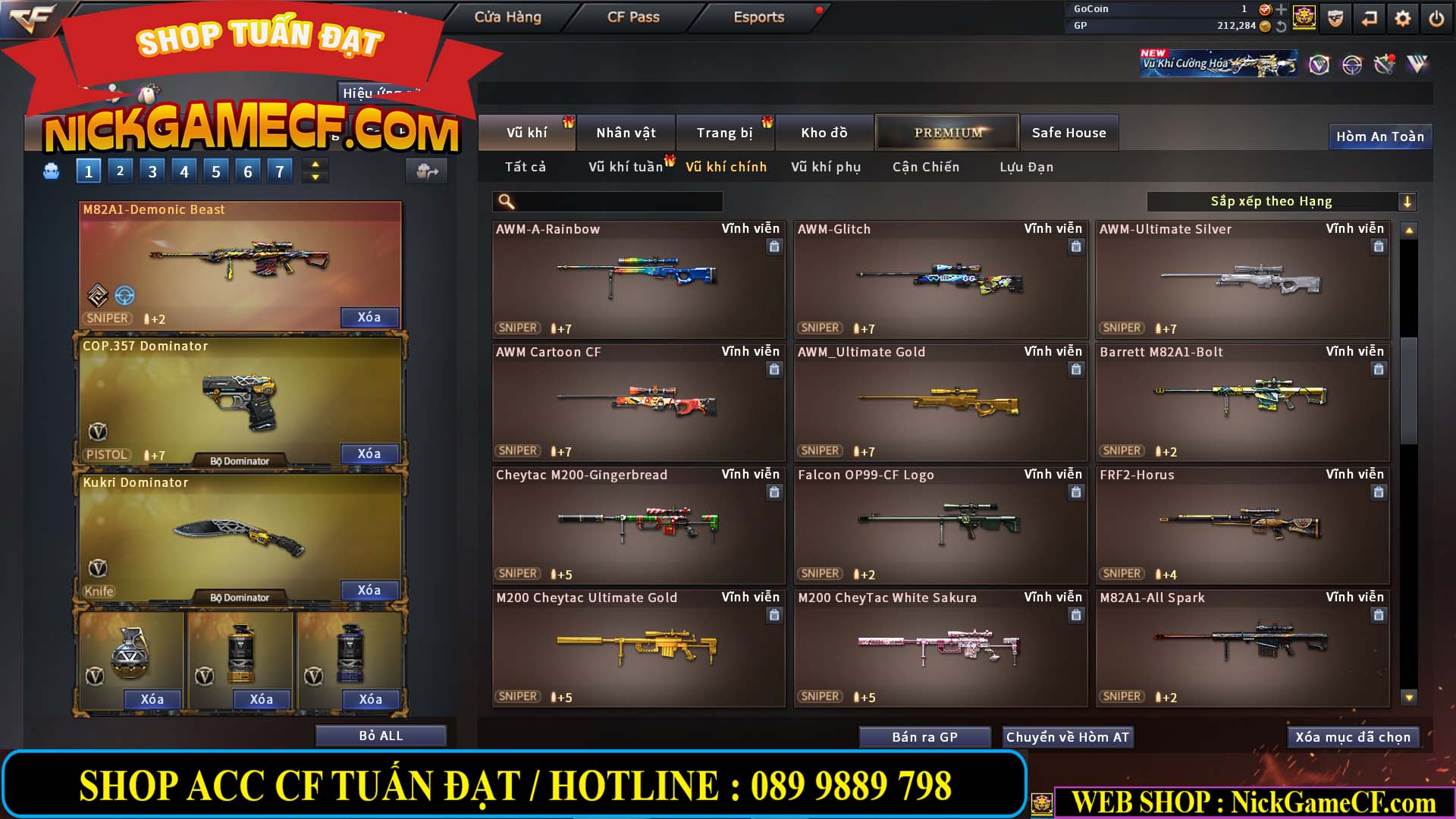MÃ CF14112 - GIÁ : 5M2 - CHUYÊN TÙM LUM - 44 VIP - VIP5