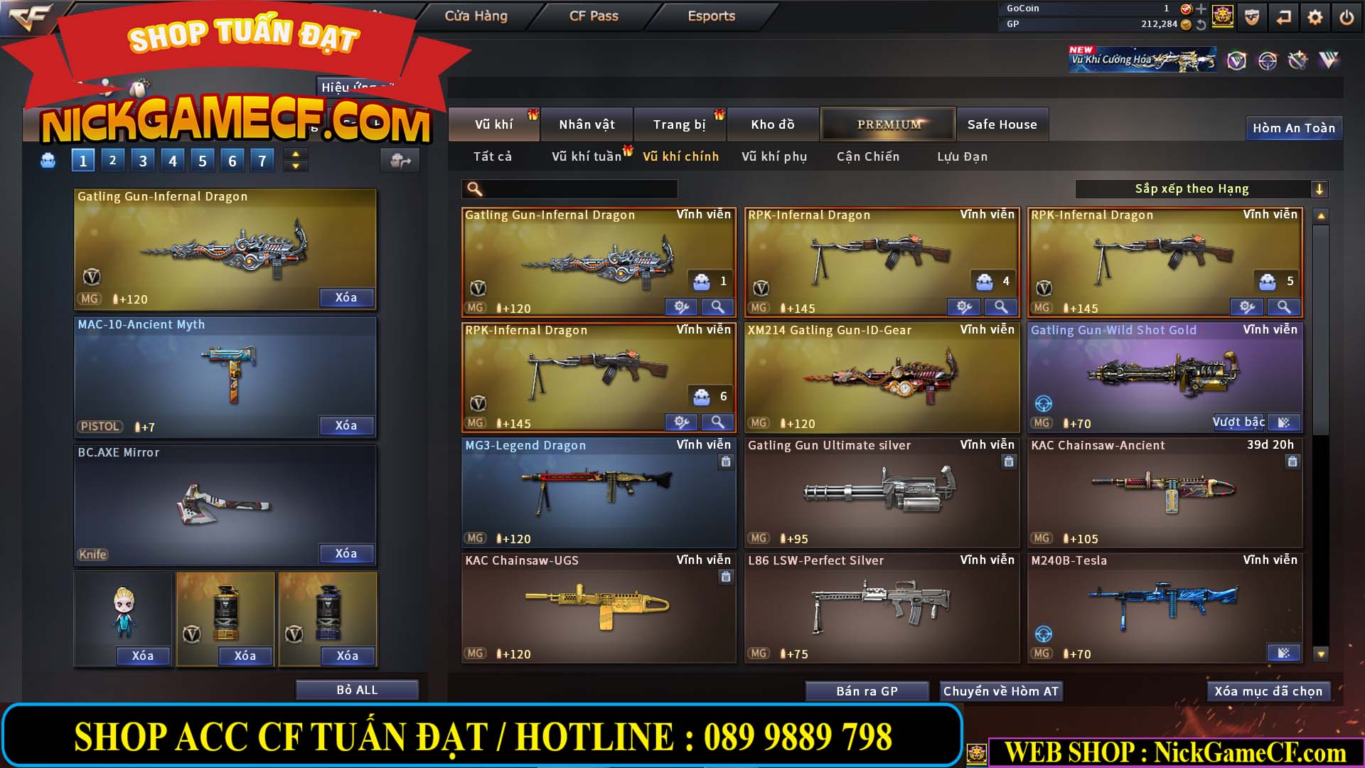 MÃ CF14112 - GIÁ : 5M2 - CHUYÊN TÙM LUM - 44 VIP - VIP5
