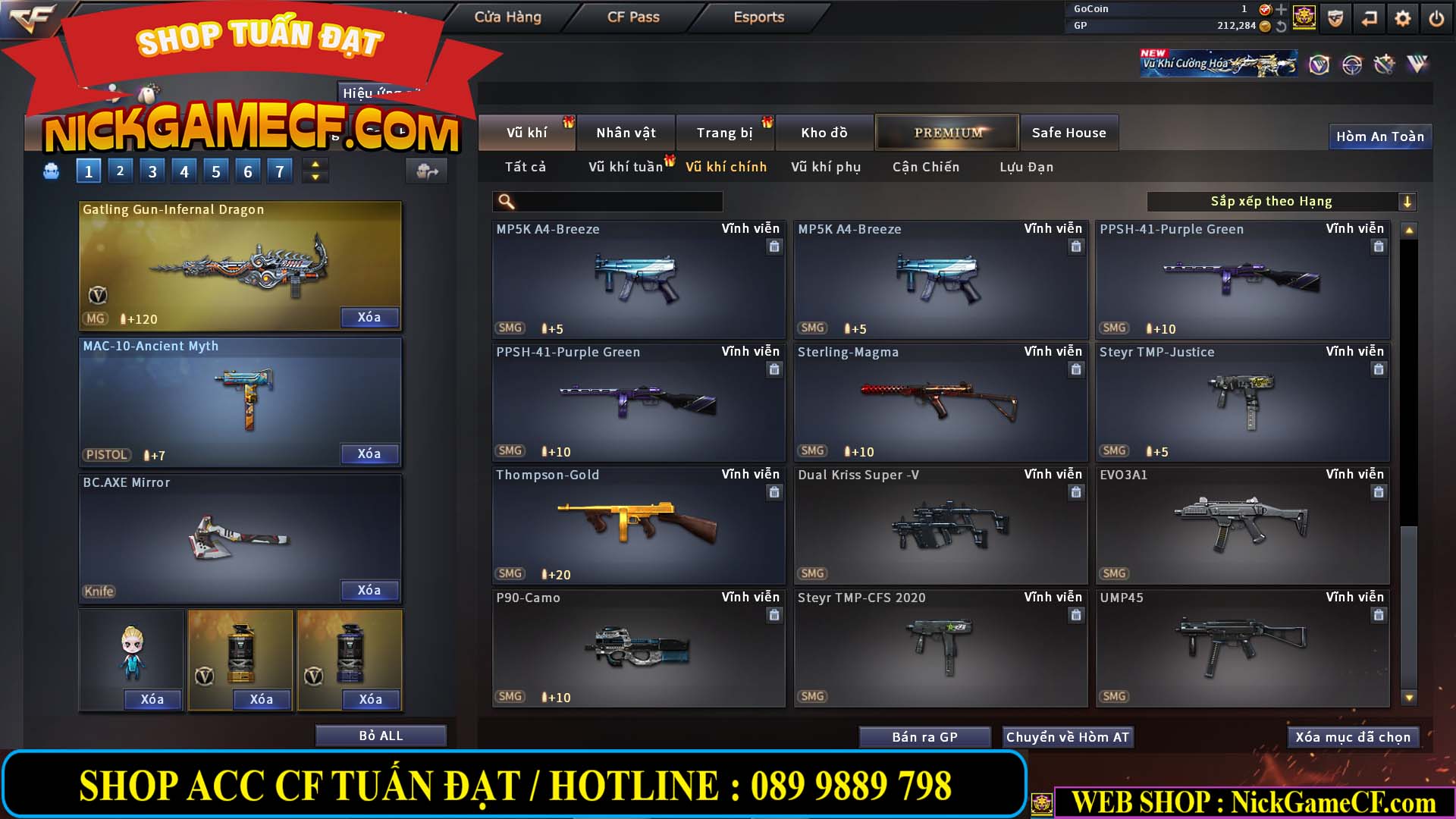 MÃ CF14112 - GIÁ : 5M2 - CHUYÊN TÙM LUM - 44 VIP - VIP5