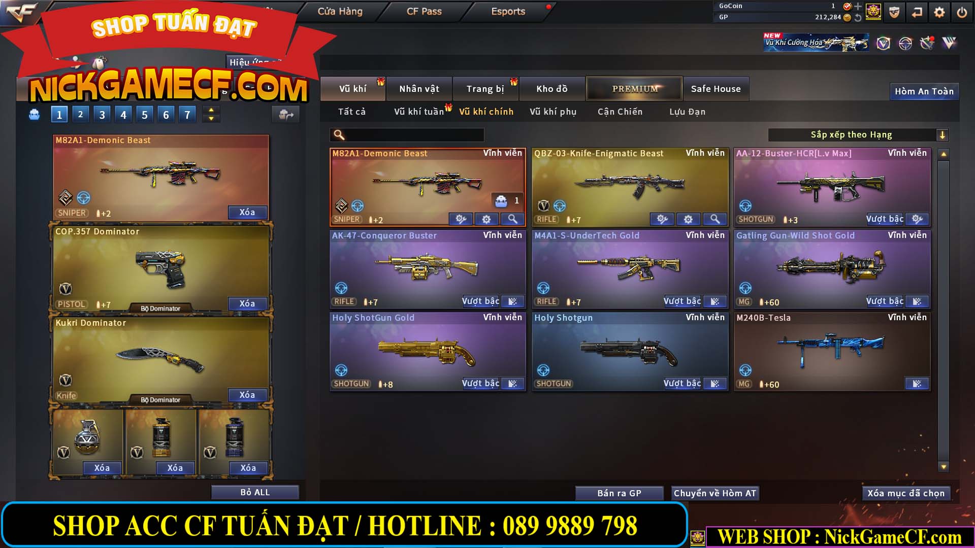 MÃ CF14112 - GIÁ : 5M2 - CHUYÊN TÙM LUM - 44 VIP - VIP5