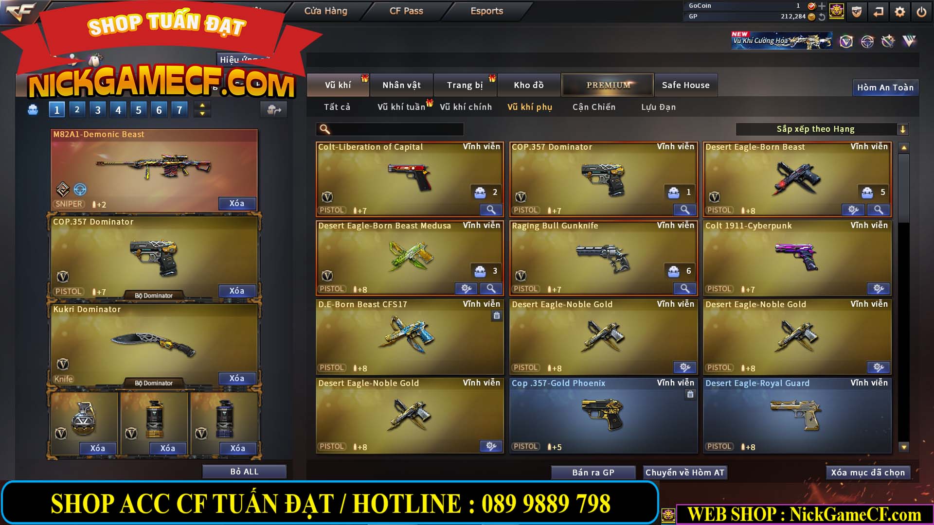 MÃ CF14112 - GIÁ : 5M2 - CHUYÊN TÙM LUM - 44 VIP - VIP5