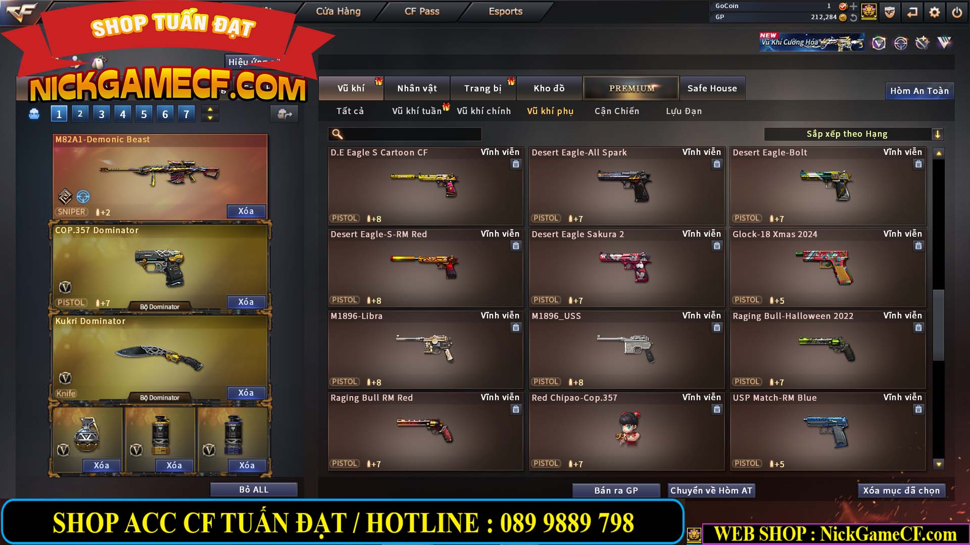 MÃ CF14112 - GIÁ : 5M2 - CHUYÊN TÙM LUM - 44 VIP - VIP5