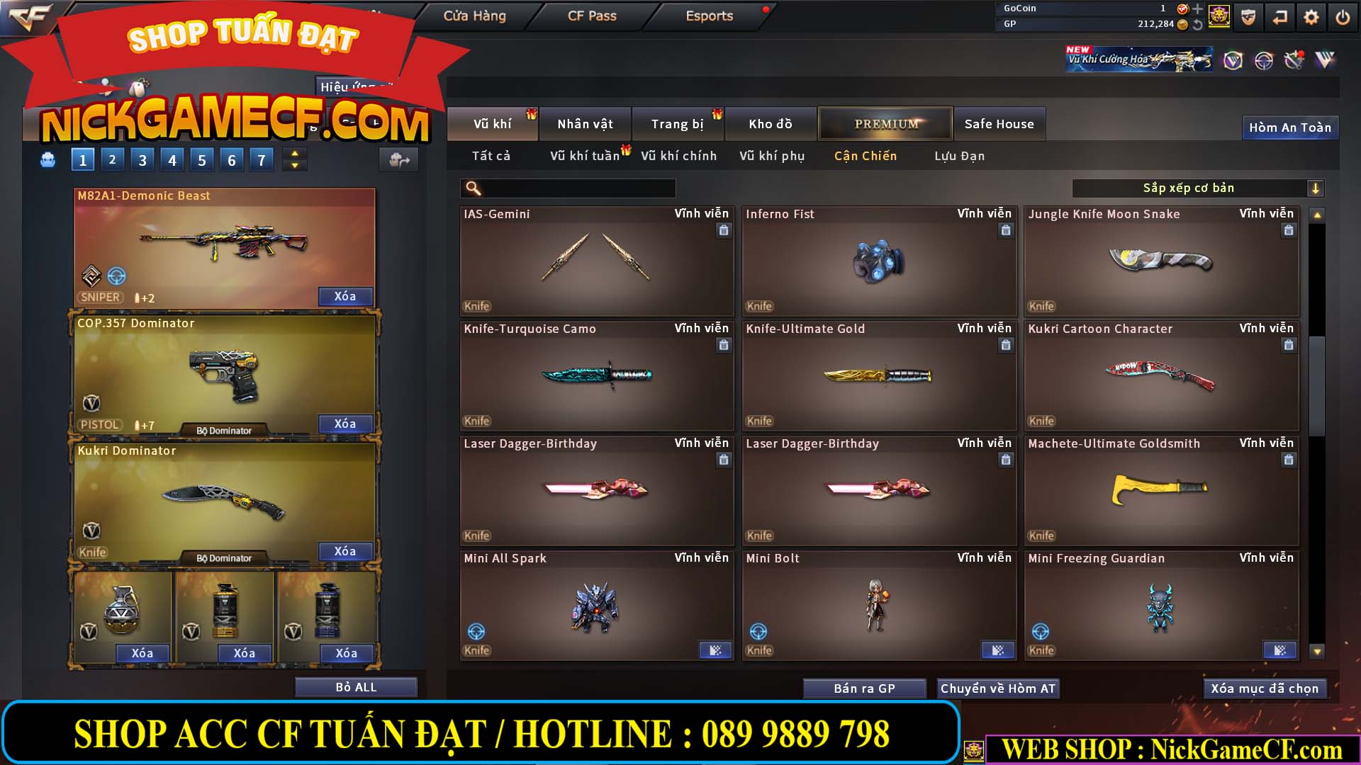 MÃ CF14112 - GIÁ : 5M2 - CHUYÊN TÙM LUM - 44 VIP - VIP5