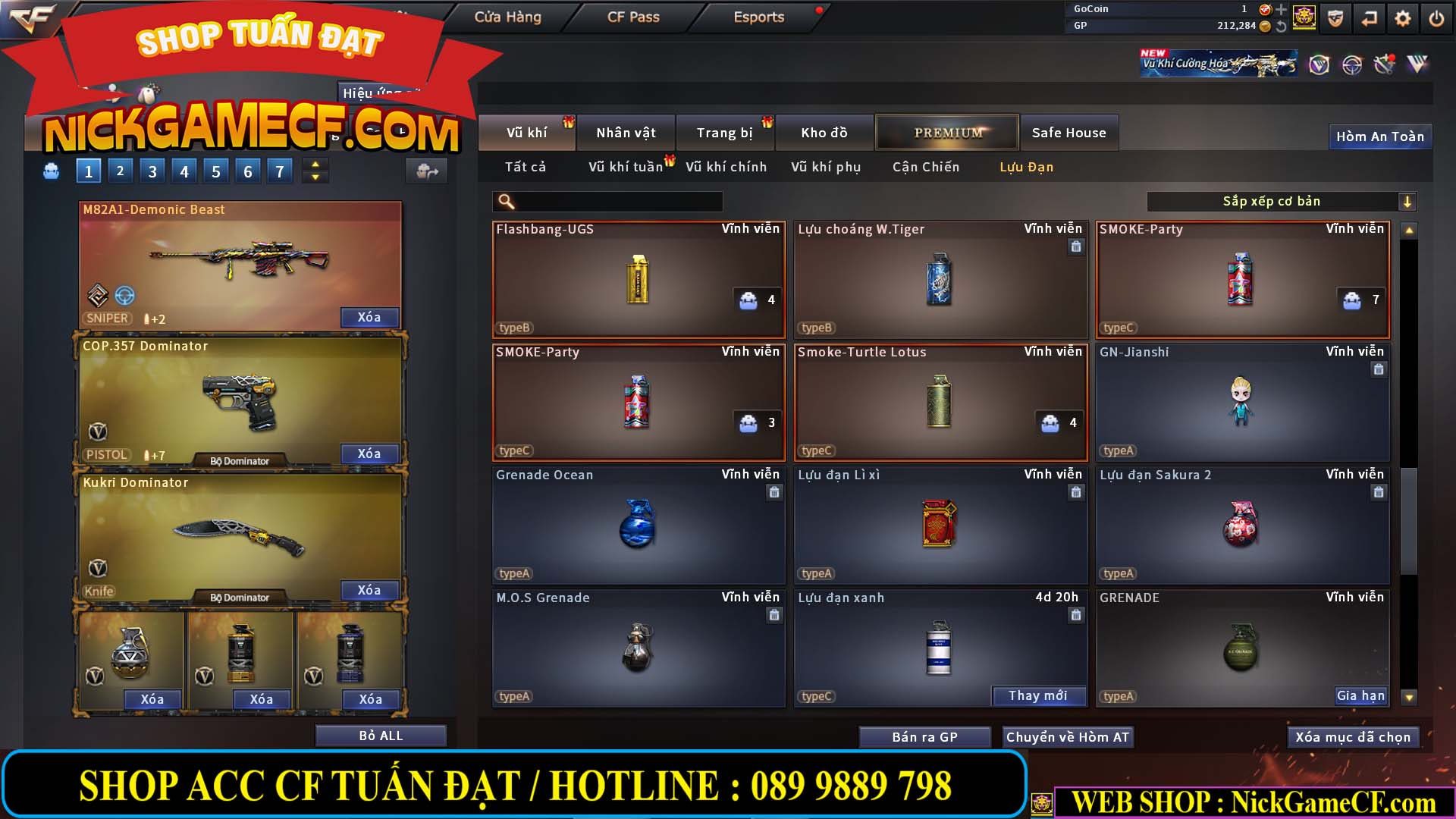 MÃ CF14112 - GIÁ : 5M2 - CHUYÊN TÙM LUM - 44 VIP - VIP5