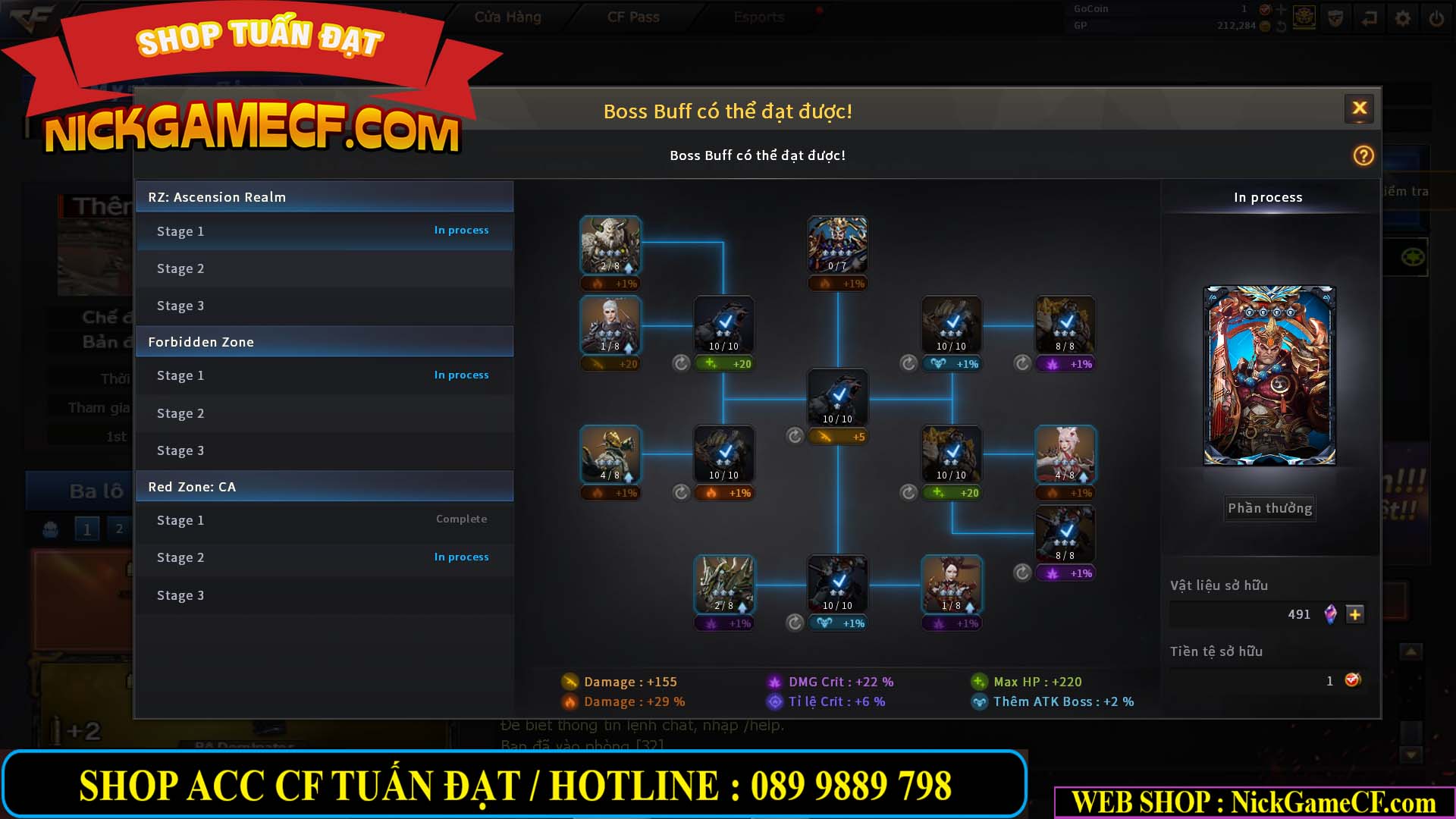 MÃ CF14112 - GIÁ : 5M2 - CHUYÊN TÙM LUM - 44 VIP - VIP5