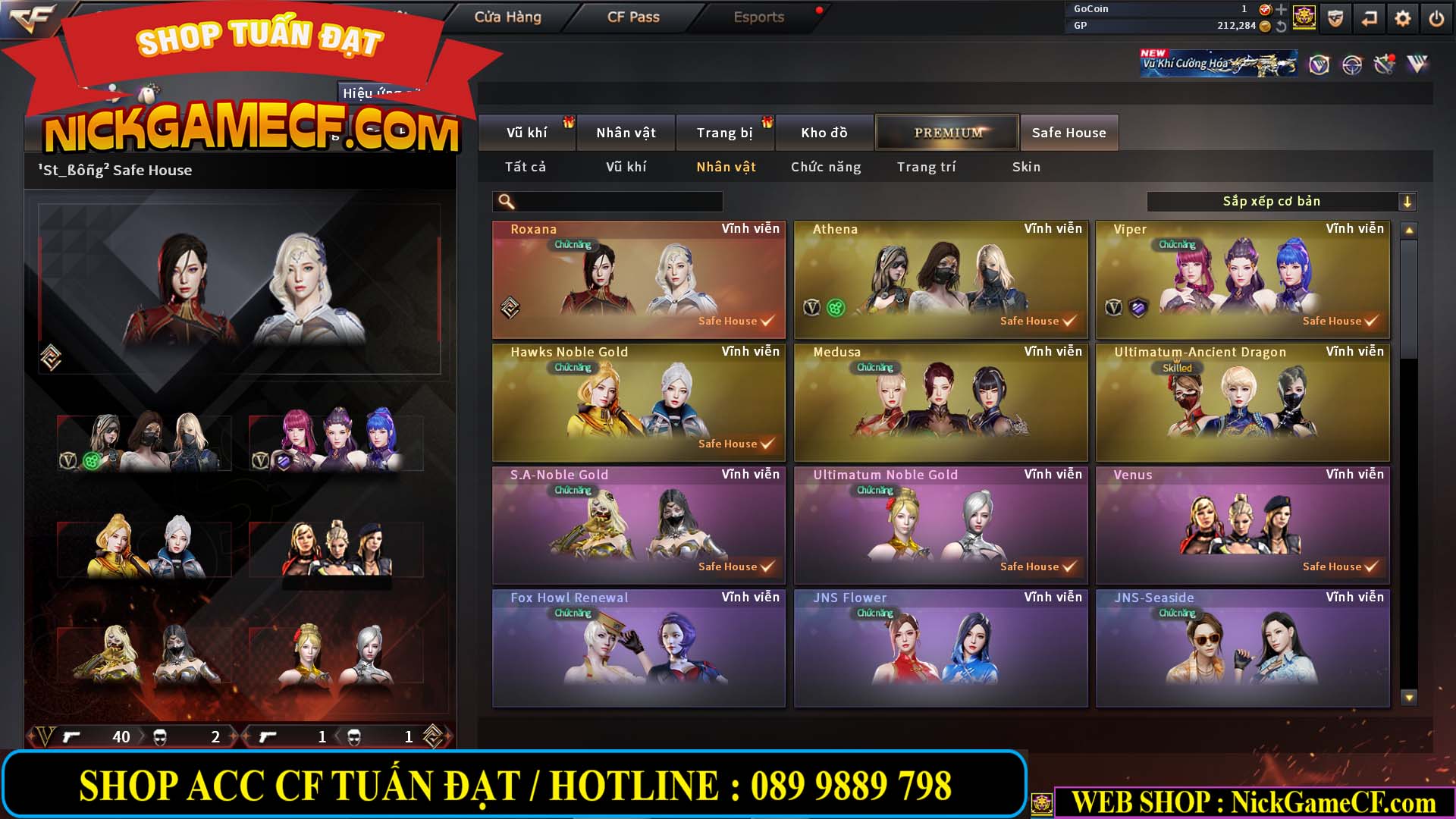 MÃ CF14112 - GIÁ : 5M2 - CHUYÊN TÙM LUM - 44 VIP - VIP5