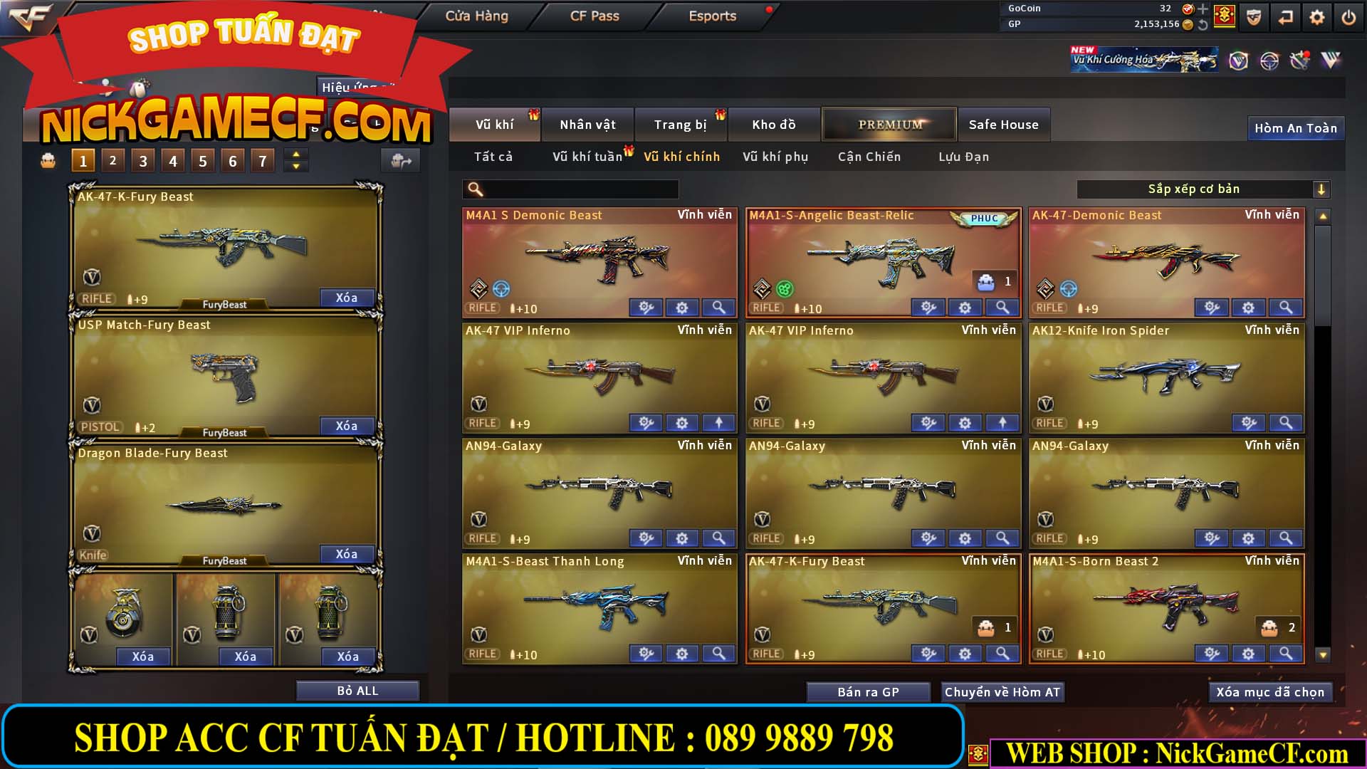 MÃ CF14121 - GIÁ : 8M5 - SIÊU HÓT - 58 VIP - VIP7