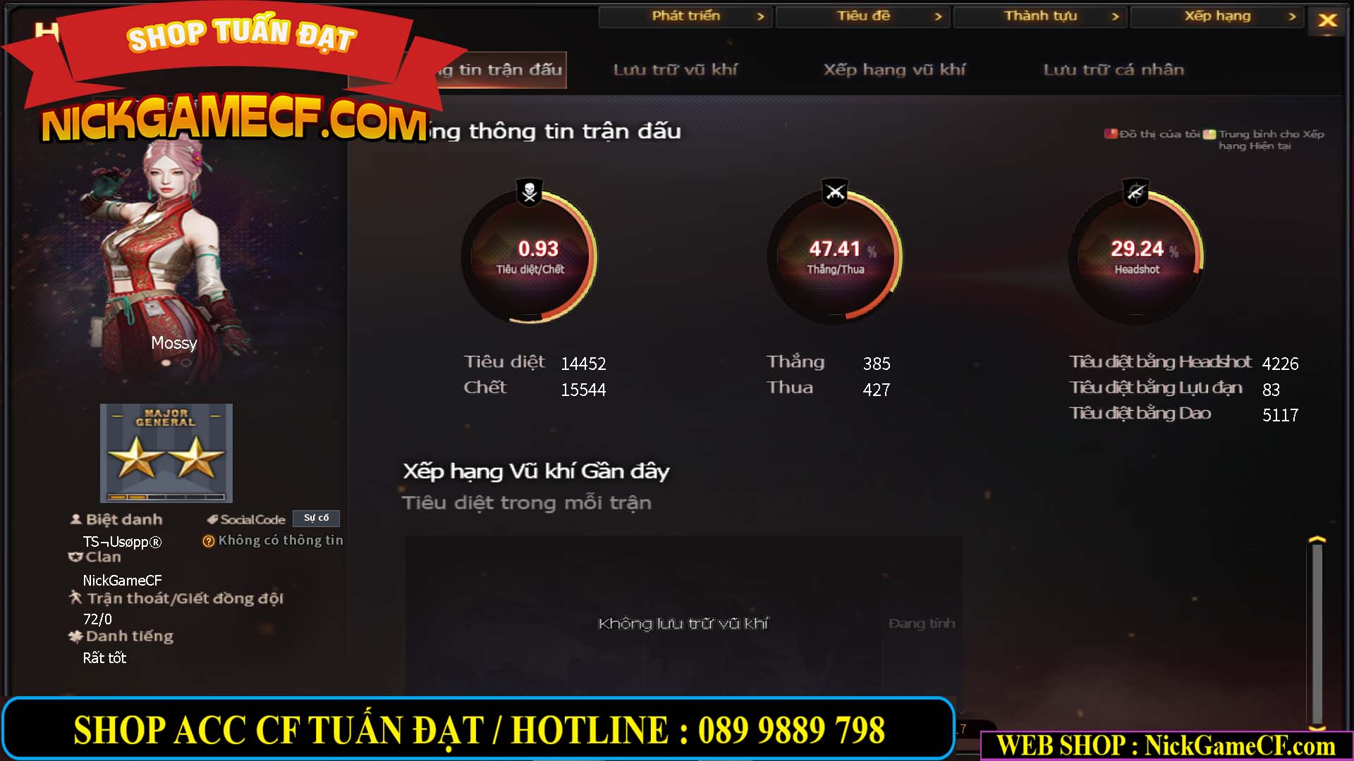 MÃ CF14124 - GIÁ : 1999K - C4 ĐẸP - VIP4 - SET DOMINATOR , TRANS2 NOBLE GOLD