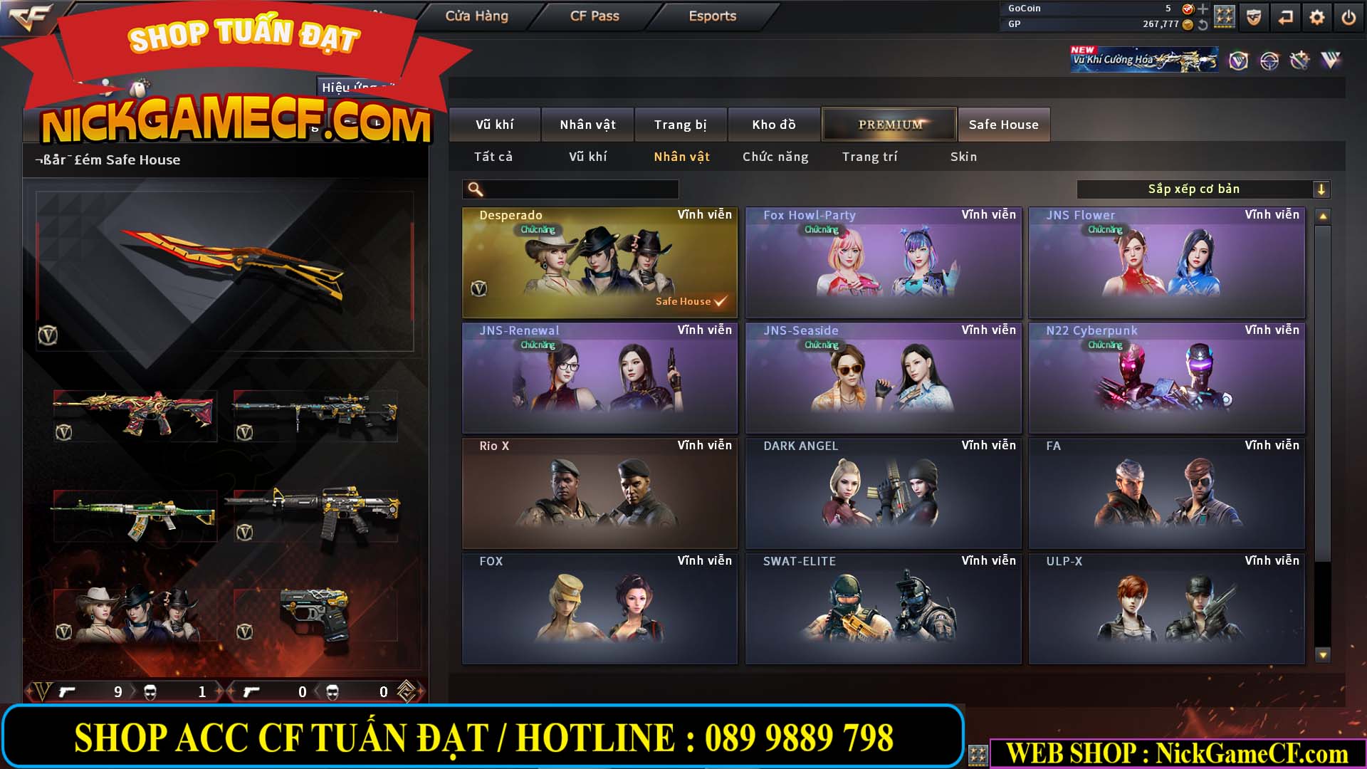 MÃ CF14129 - GIÁ : 2699K - CHIẾN C4 SIÊU XINH + 200 GO LÊN VIP4