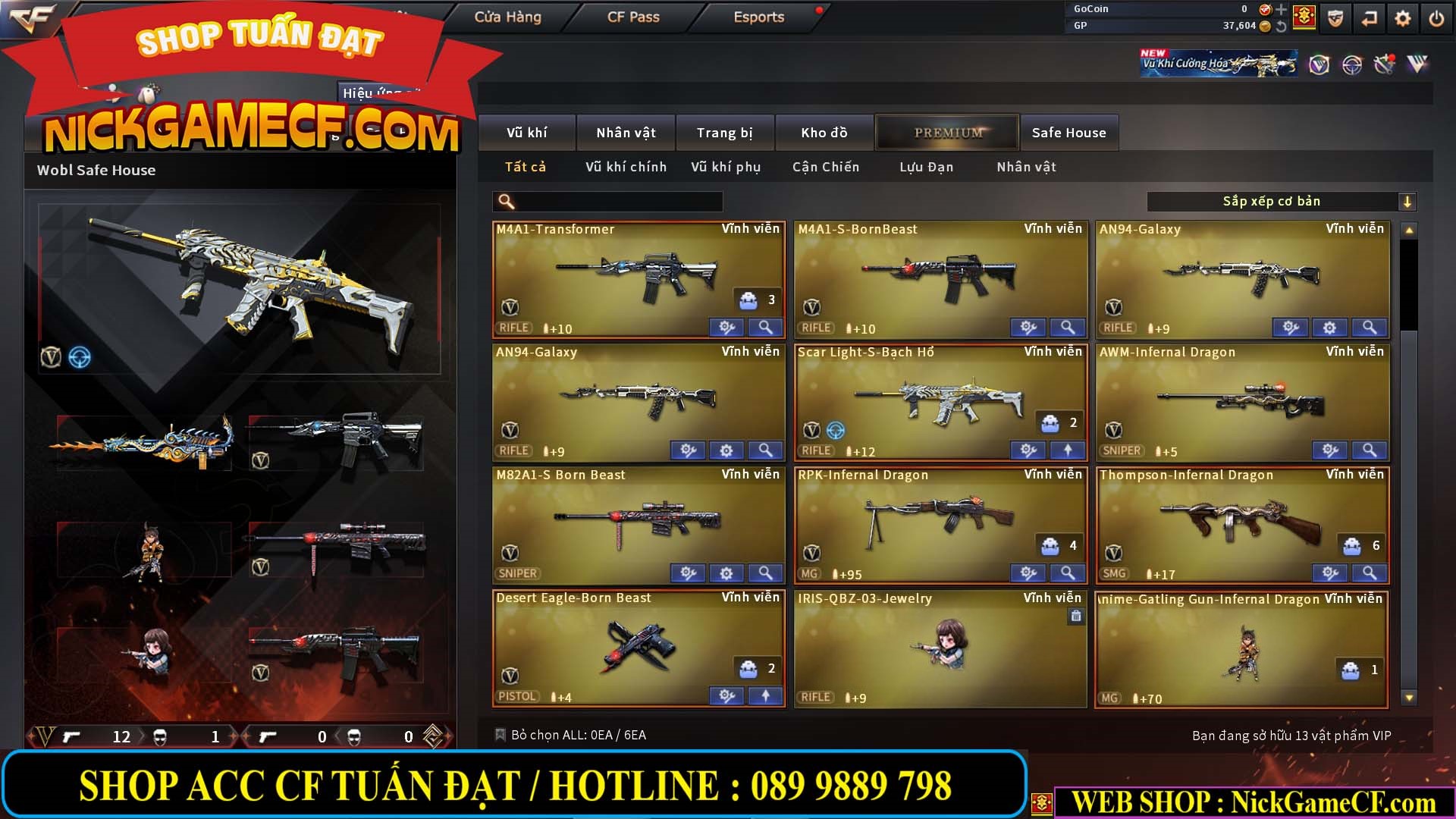 MÃ CF14132 - GIÁ : 2150K - CHIẾN C4 XINH - ZOM NHỎ - VIP3