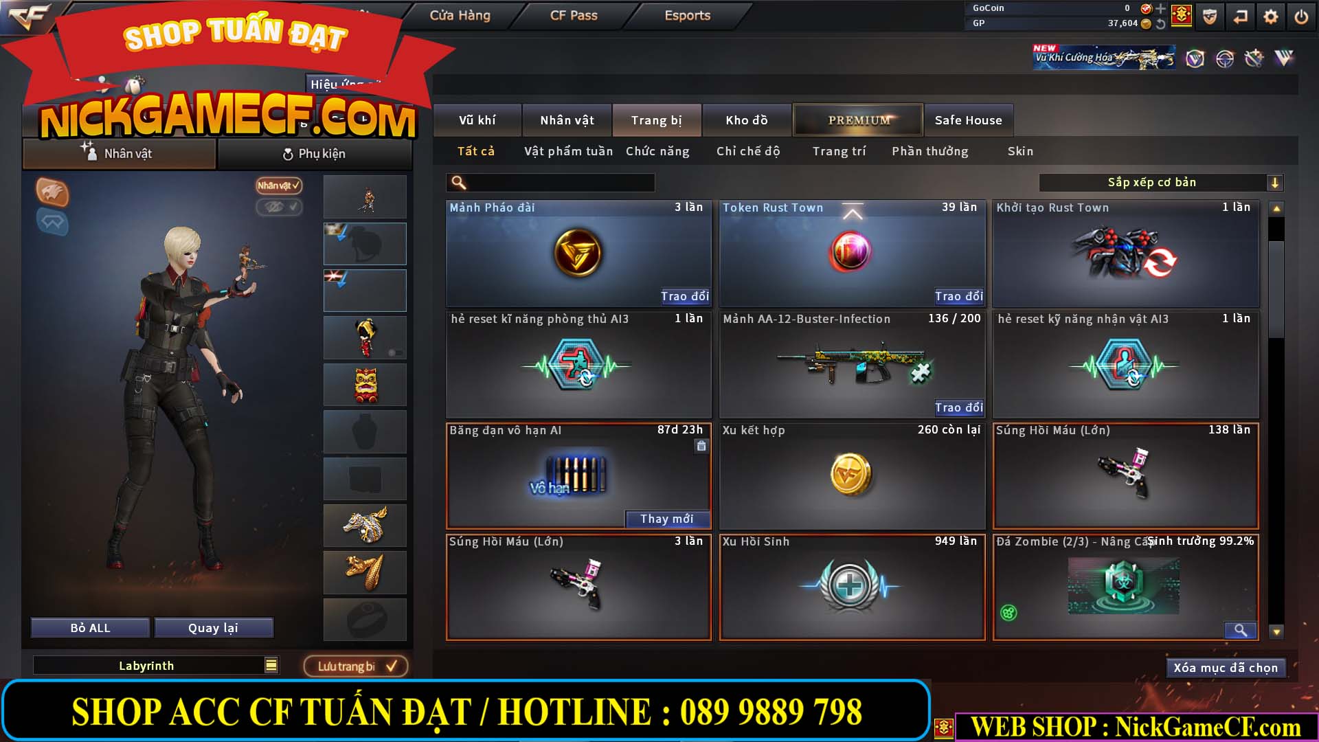MÃ CF14132 - GIÁ : 2150K - CHIẾN C4 XINH - ZOM NHỎ - VIP3