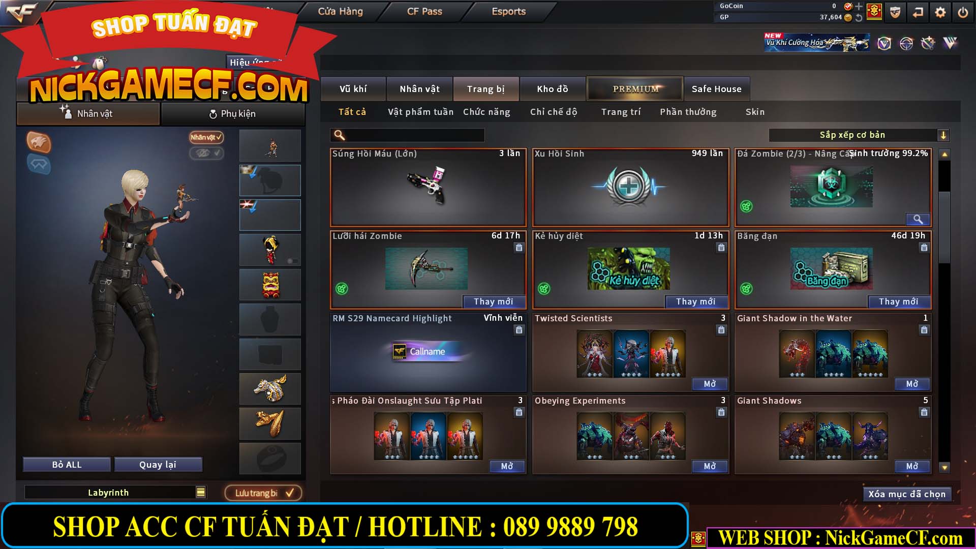 MÃ CF14132 - GIÁ : 2150K - CHIẾN C4 XINH - ZOM NHỎ - VIP3