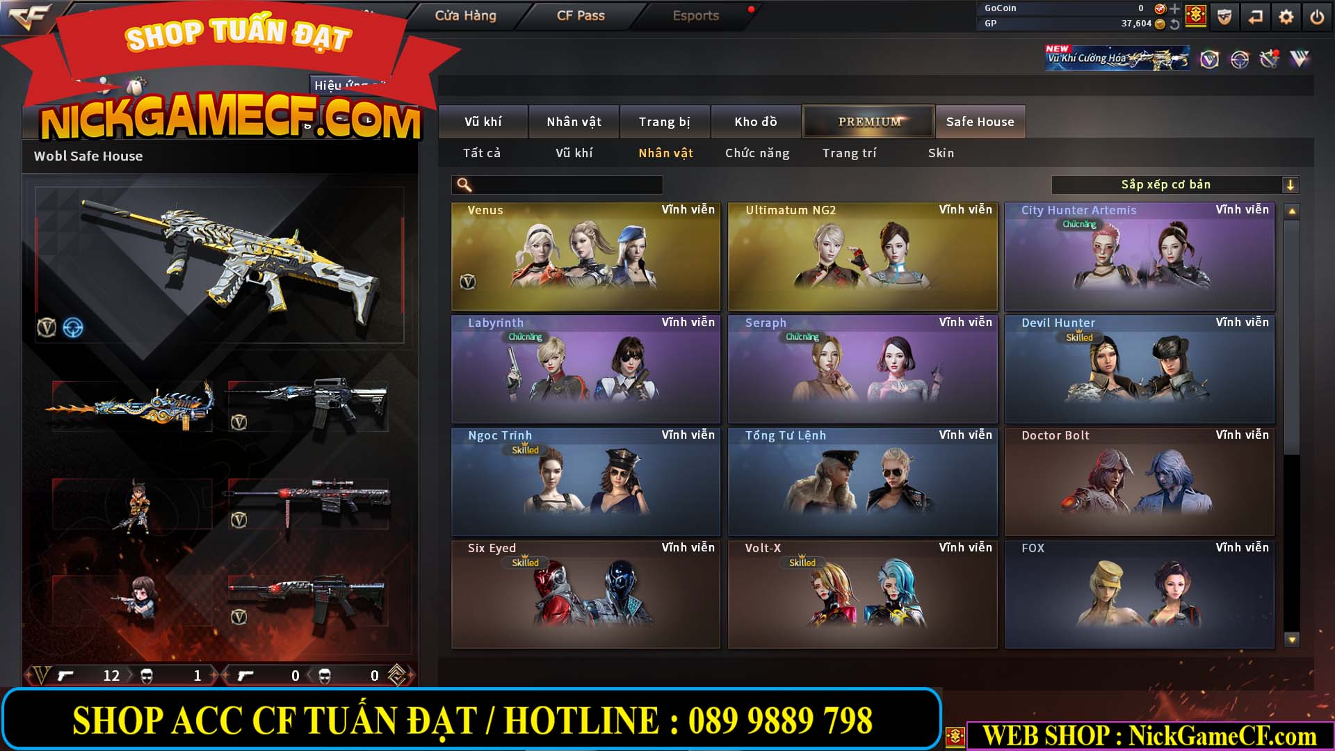 MÃ CF14132 - GIÁ : 2150K - CHIẾN C4 XINH - ZOM NHỎ - VIP3
