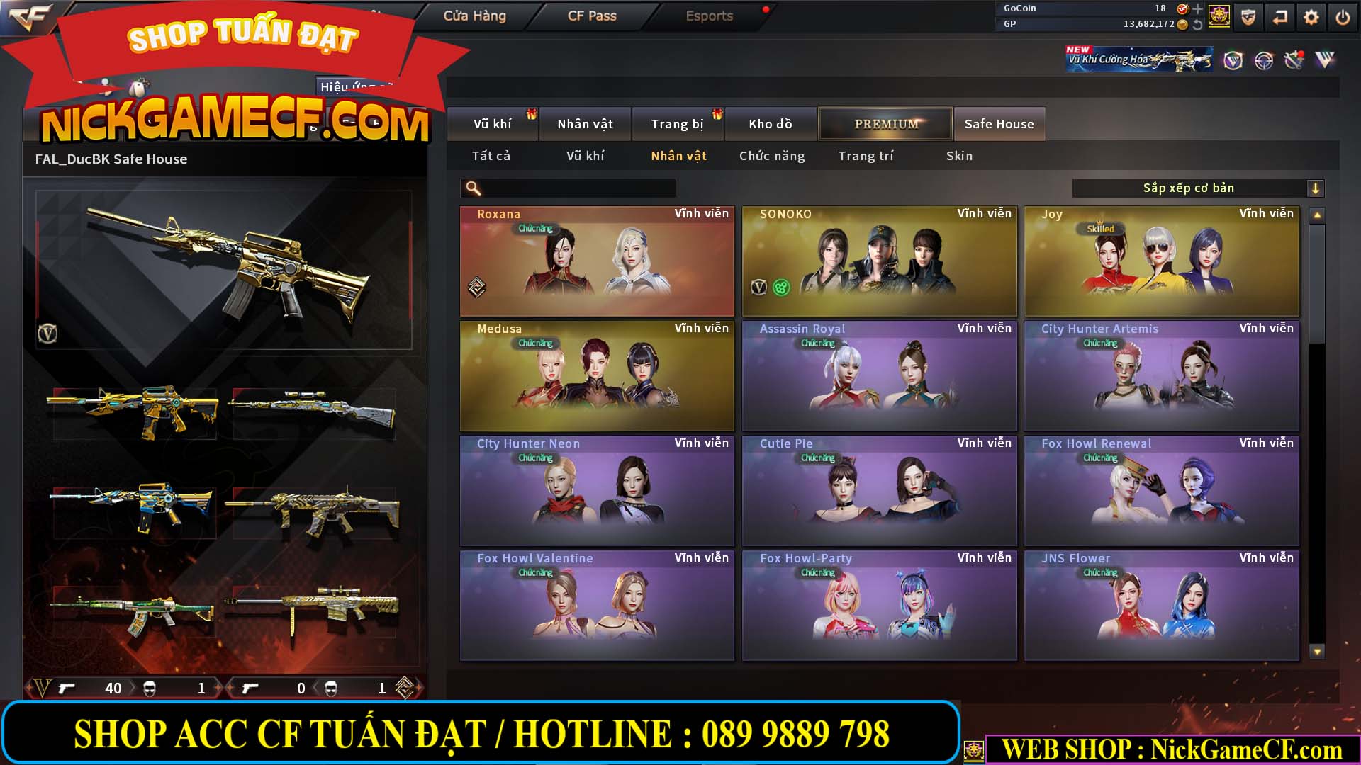 MÃ CF14151 - GIÁ : 5M5 - CHIẾN C4 ZOM AI MODE  - 42 VIP - VIP5