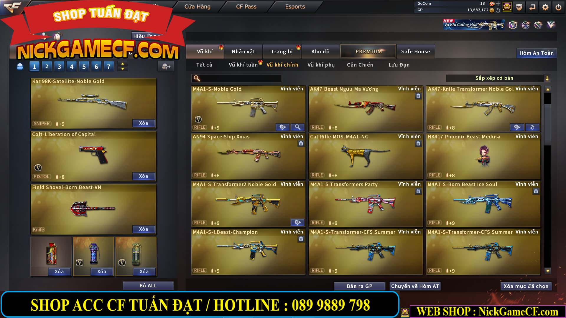 MÃ CF14151 - GIÁ : 5M5 - CHIẾN C4 ZOM AI MODE  - 42 VIP - VIP5