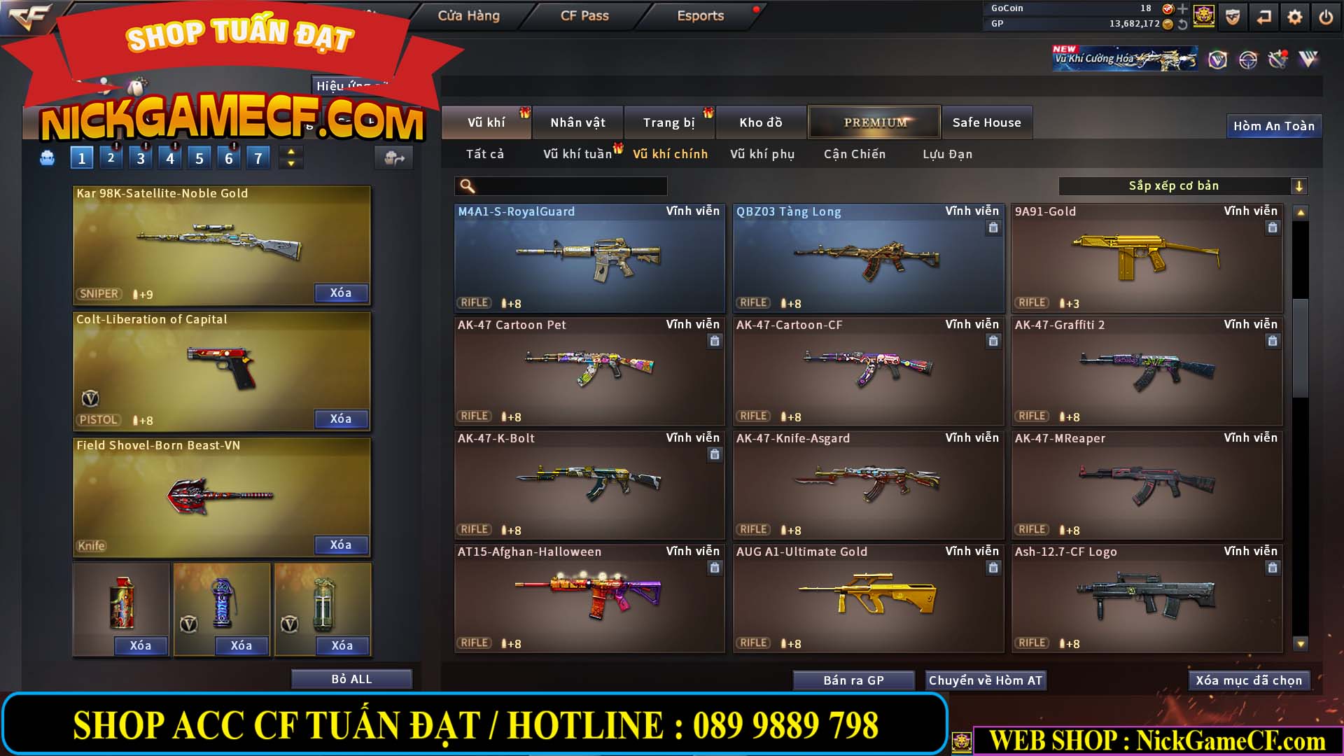 MÃ CF14151 - GIÁ : 5M5 - CHIẾN C4 ZOM AI MODE  - 42 VIP - VIP5