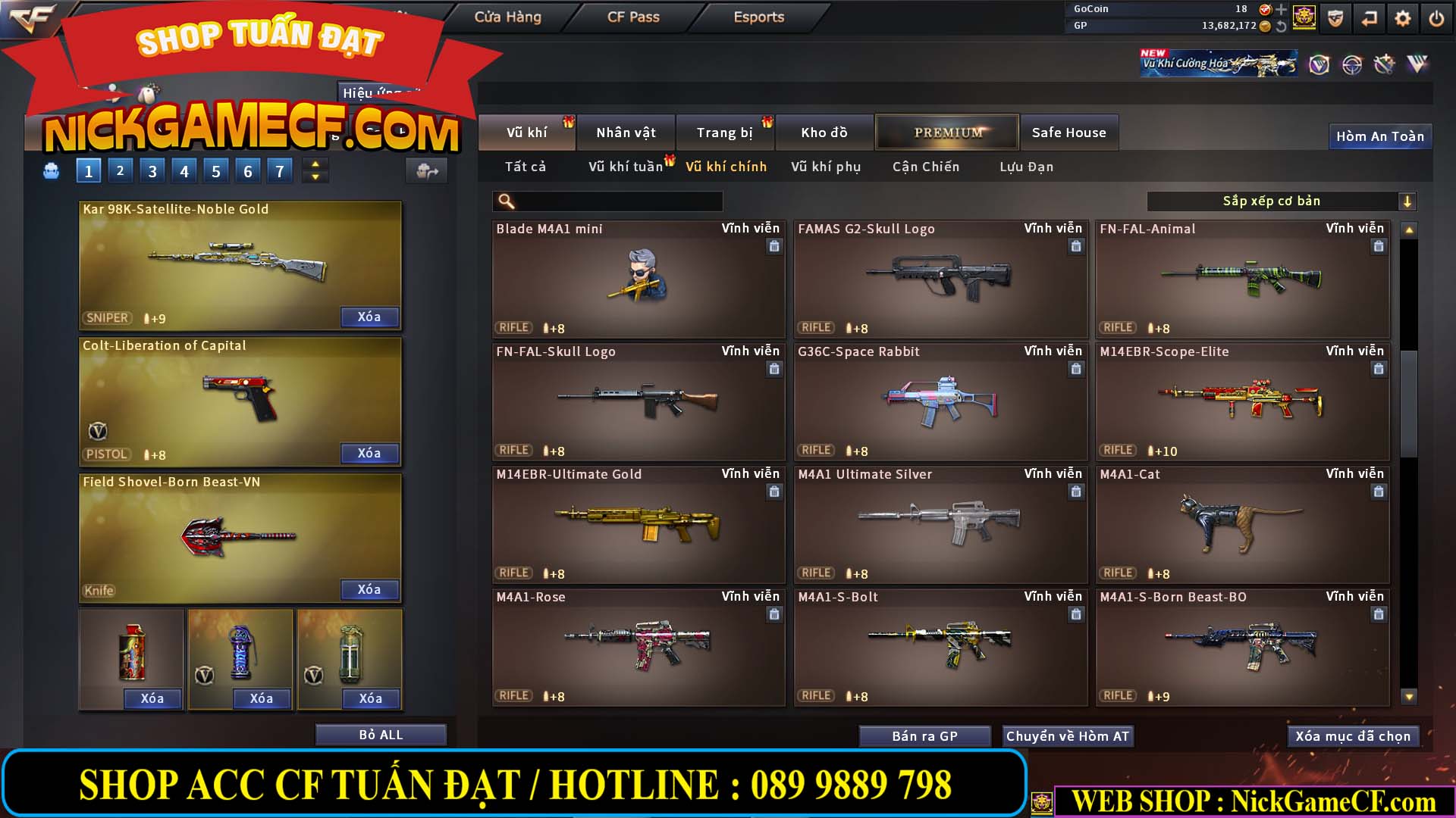 MÃ CF14151 - GIÁ : 5M5 - CHIẾN C4 ZOM AI MODE  - 42 VIP - VIP5