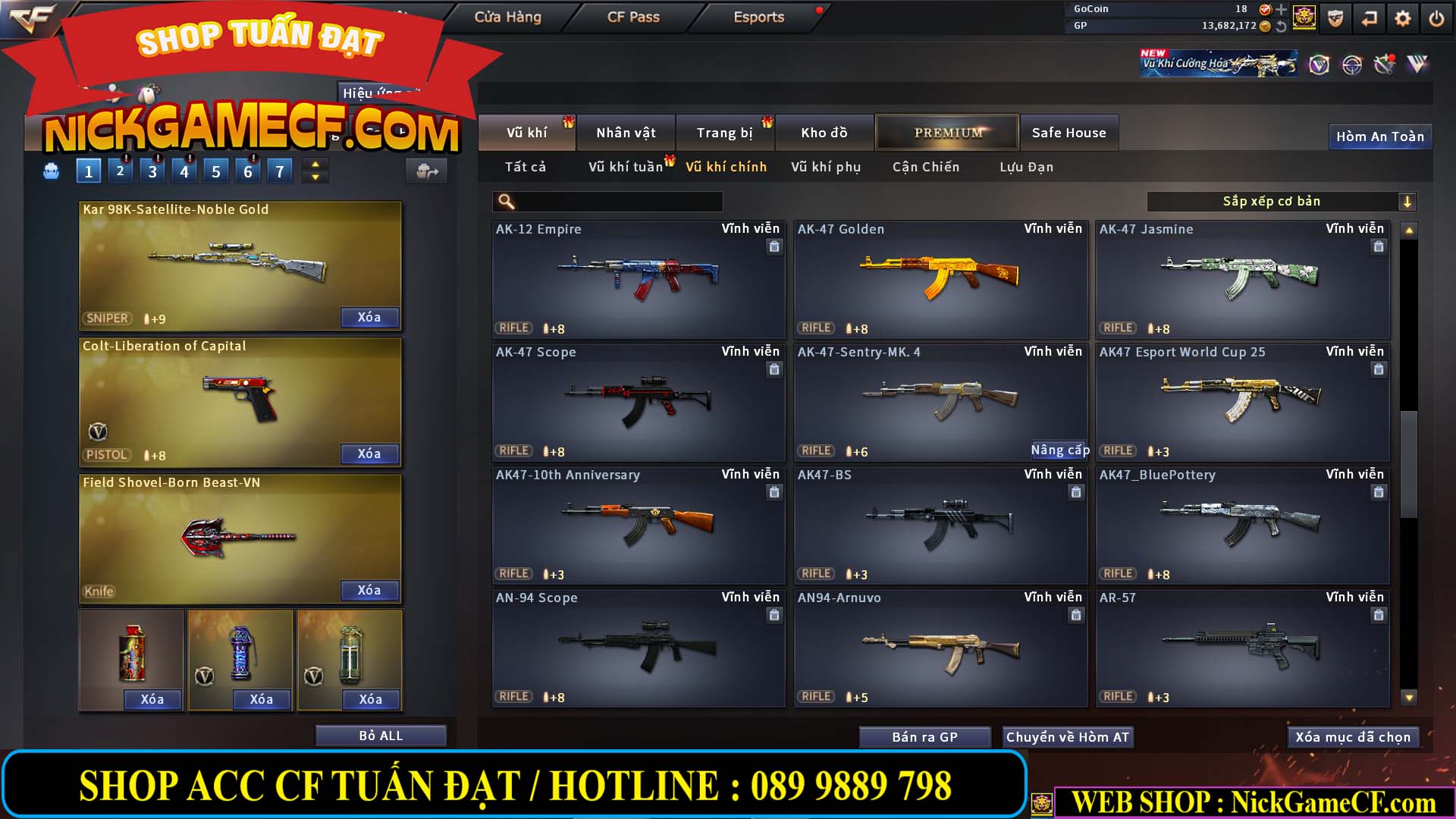 MÃ CF14151 - GIÁ : 5M5 - CHIẾN C4 ZOM AI MODE  - 42 VIP - VIP5