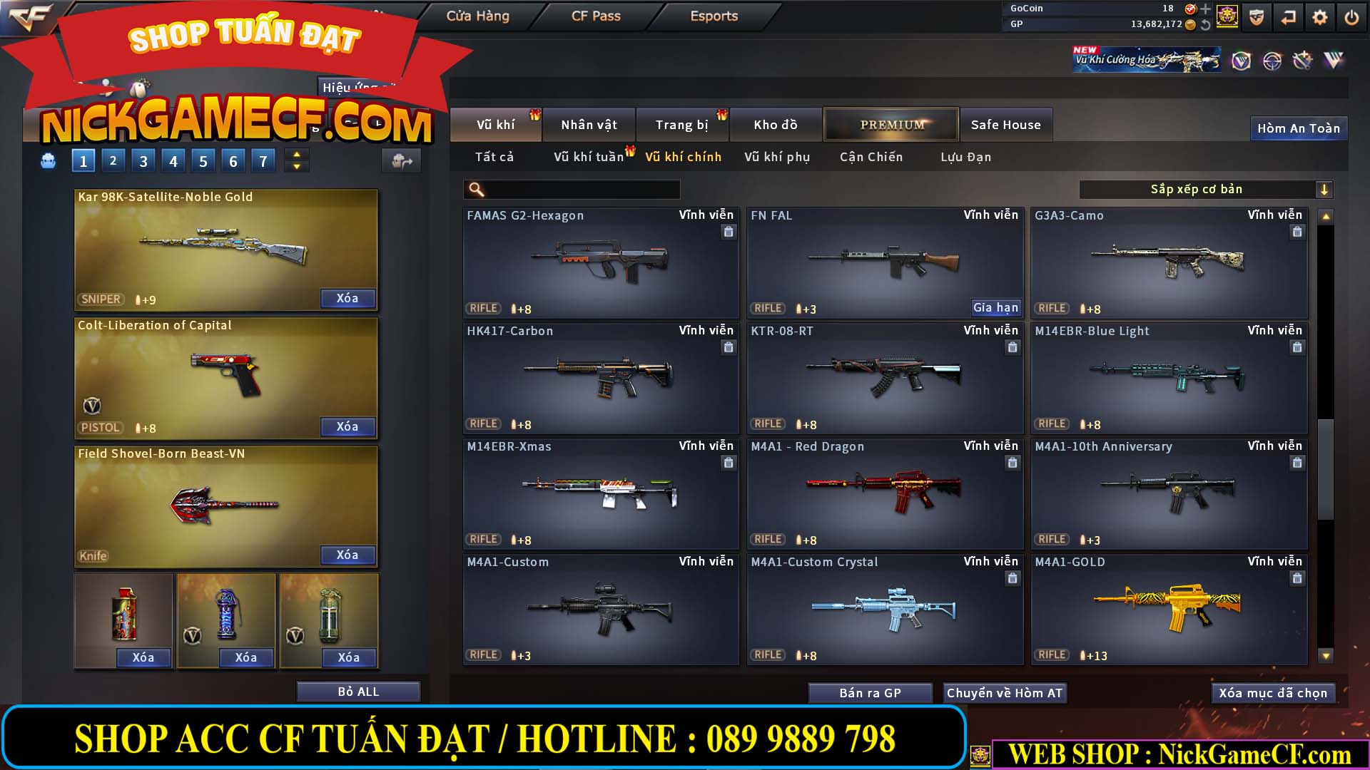 MÃ CF14151 - GIÁ : 5M5 - CHIẾN C4 ZOM AI MODE  - 42 VIP - VIP5