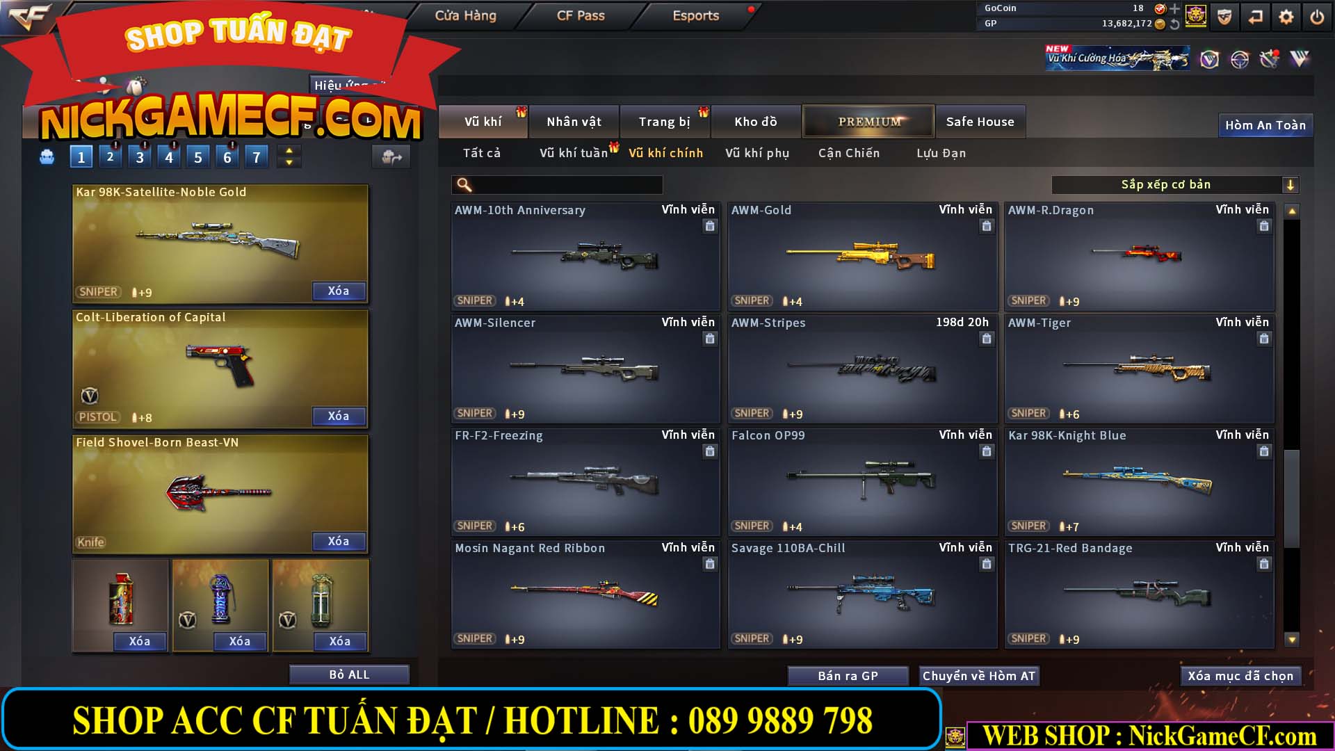 MÃ CF14151 - GIÁ : 5M5 - CHIẾN C4 ZOM AI MODE  - 42 VIP - VIP5