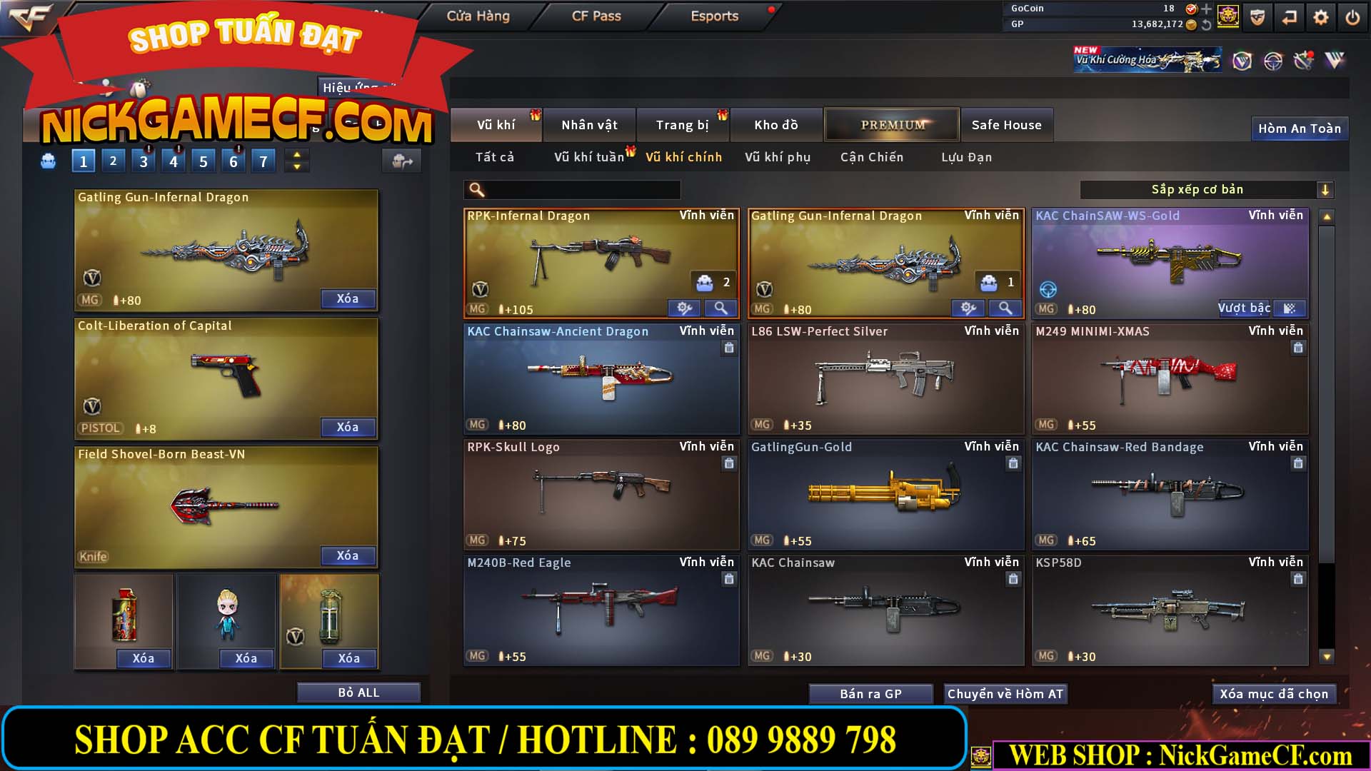 MÃ CF14151 - GIÁ : 5M5 - CHIẾN C4 ZOM AI MODE  - 42 VIP - VIP5