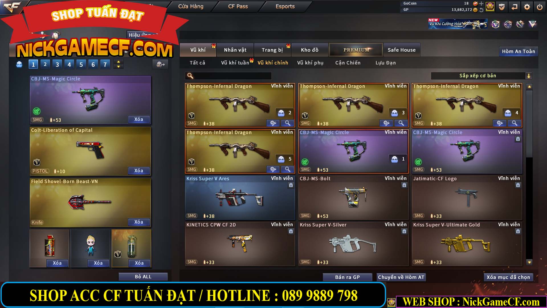 MÃ CF14151 - GIÁ : 5M5 - CHIẾN C4 ZOM AI MODE  - 42 VIP - VIP5