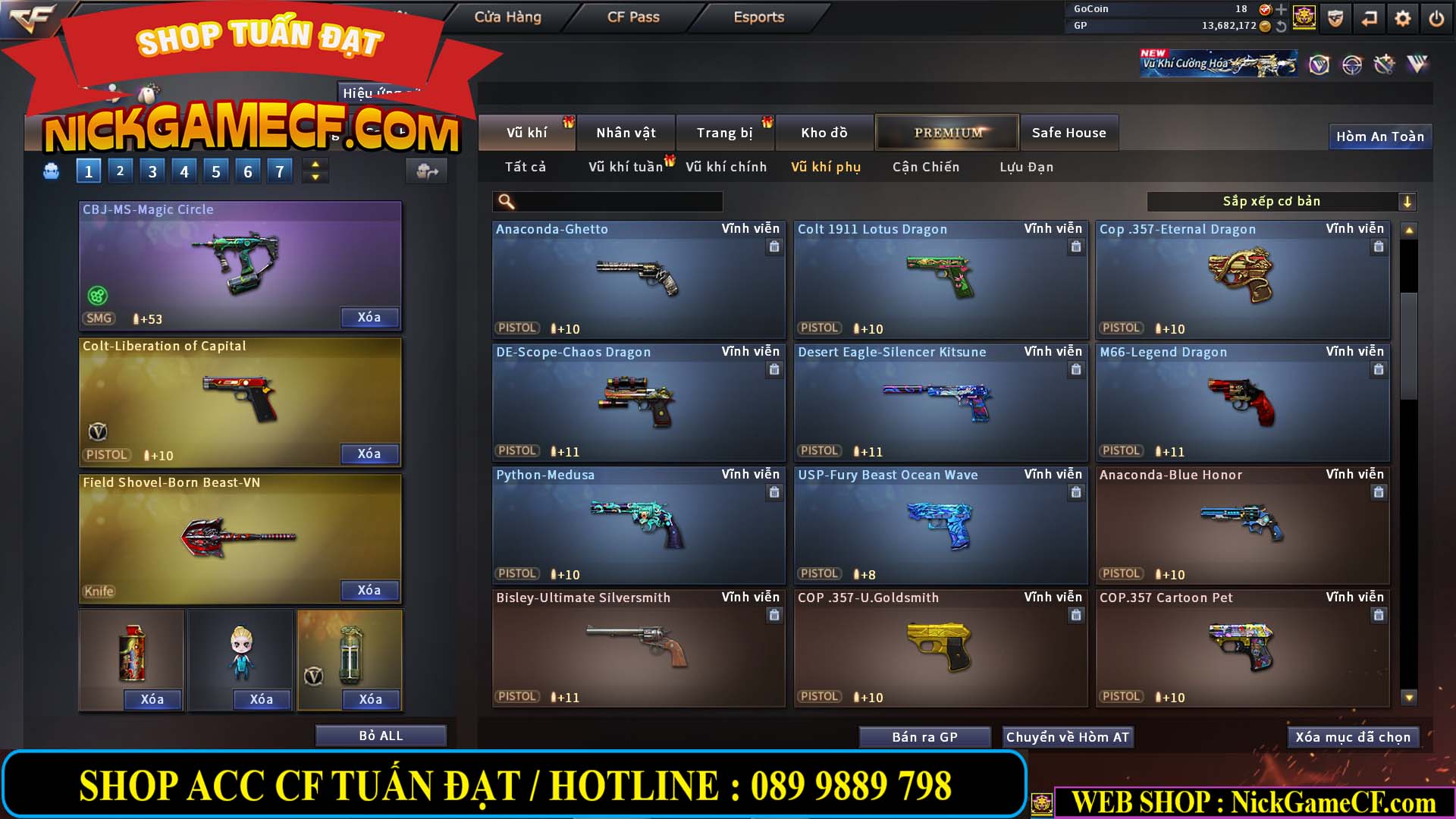 MÃ CF14151 - GIÁ : 5M5 - CHIẾN C4 ZOM AI MODE  - 42 VIP - VIP5