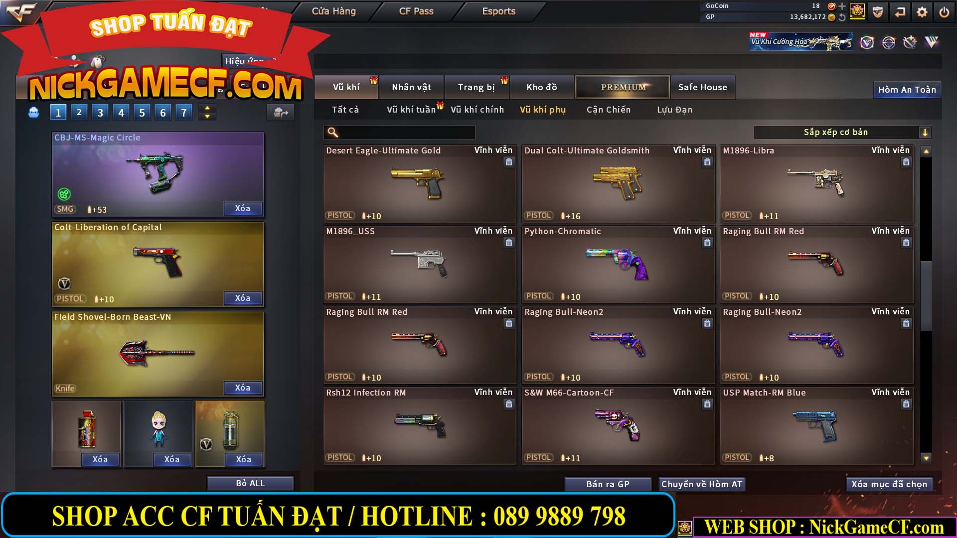 MÃ CF14151 - GIÁ : 5M5 - CHIẾN C4 ZOM AI MODE  - 42 VIP - VIP5