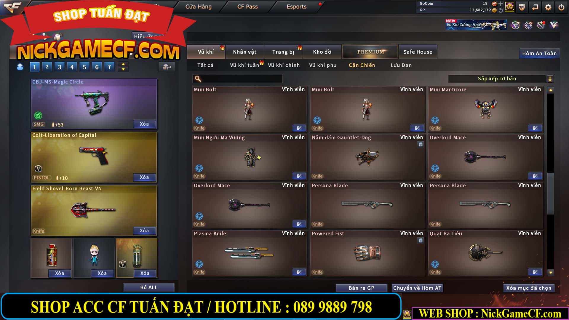 MÃ CF14151 - GIÁ : 5M5 - CHIẾN C4 ZOM AI MODE  - 42 VIP - VIP5