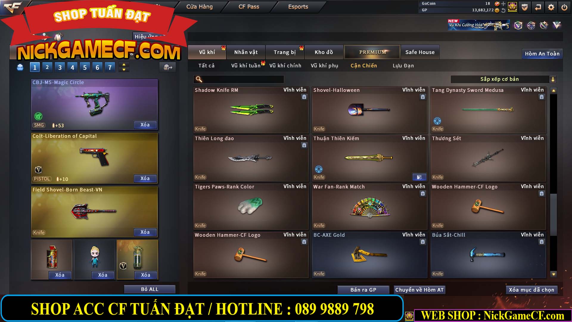 MÃ CF14151 - GIÁ : 5M5 - CHIẾN C4 ZOM AI MODE  - 42 VIP - VIP5