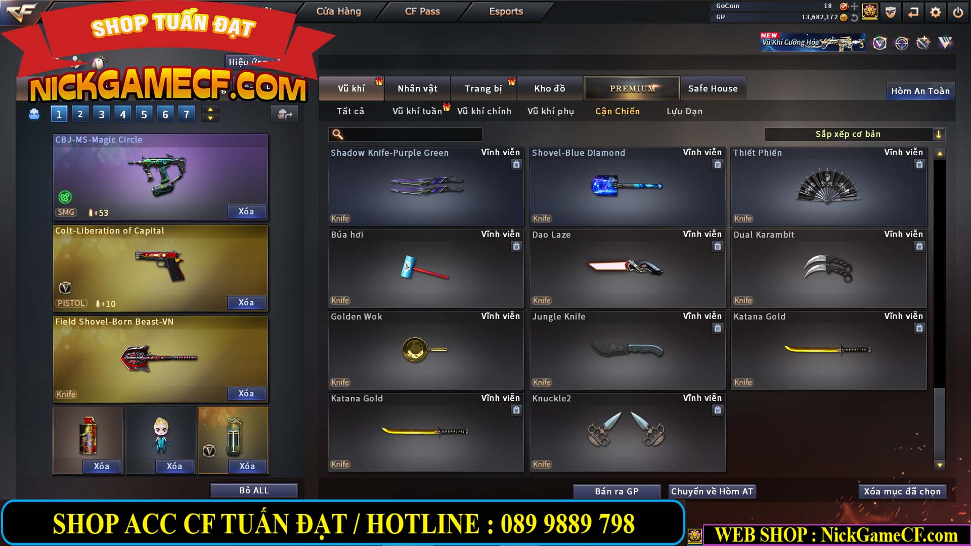 MÃ CF14151 - GIÁ : 5M5 - CHIẾN C4 ZOM AI MODE  - 42 VIP - VIP5