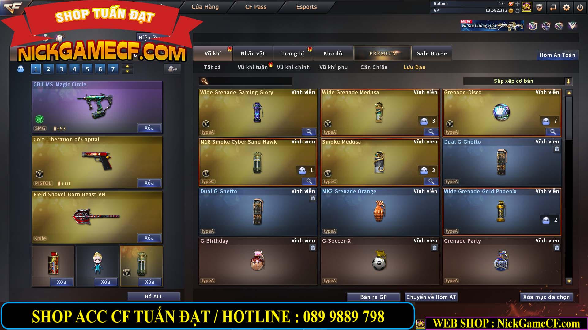 MÃ CF14151 - GIÁ : 5M5 - CHIẾN C4 ZOM AI MODE  - 42 VIP - VIP5