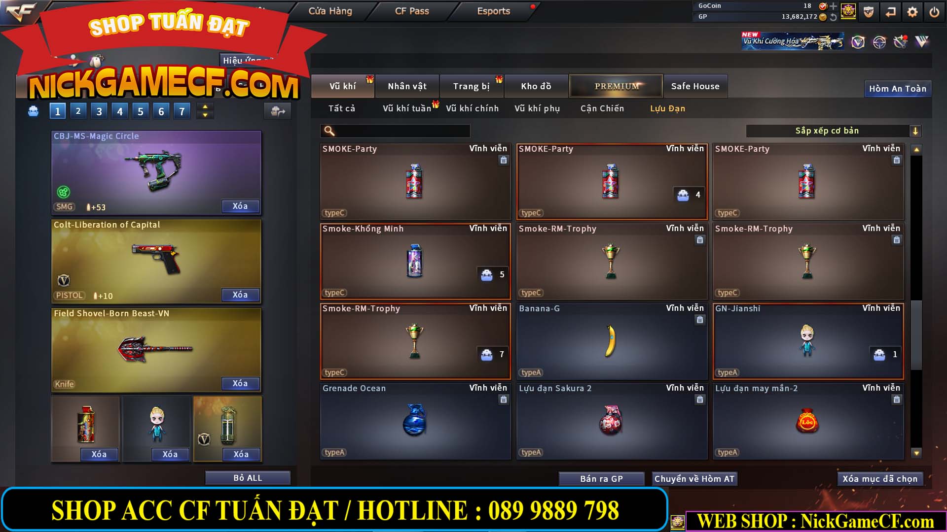 MÃ CF14151 - GIÁ : 5M5 - CHIẾN C4 ZOM AI MODE  - 42 VIP - VIP5