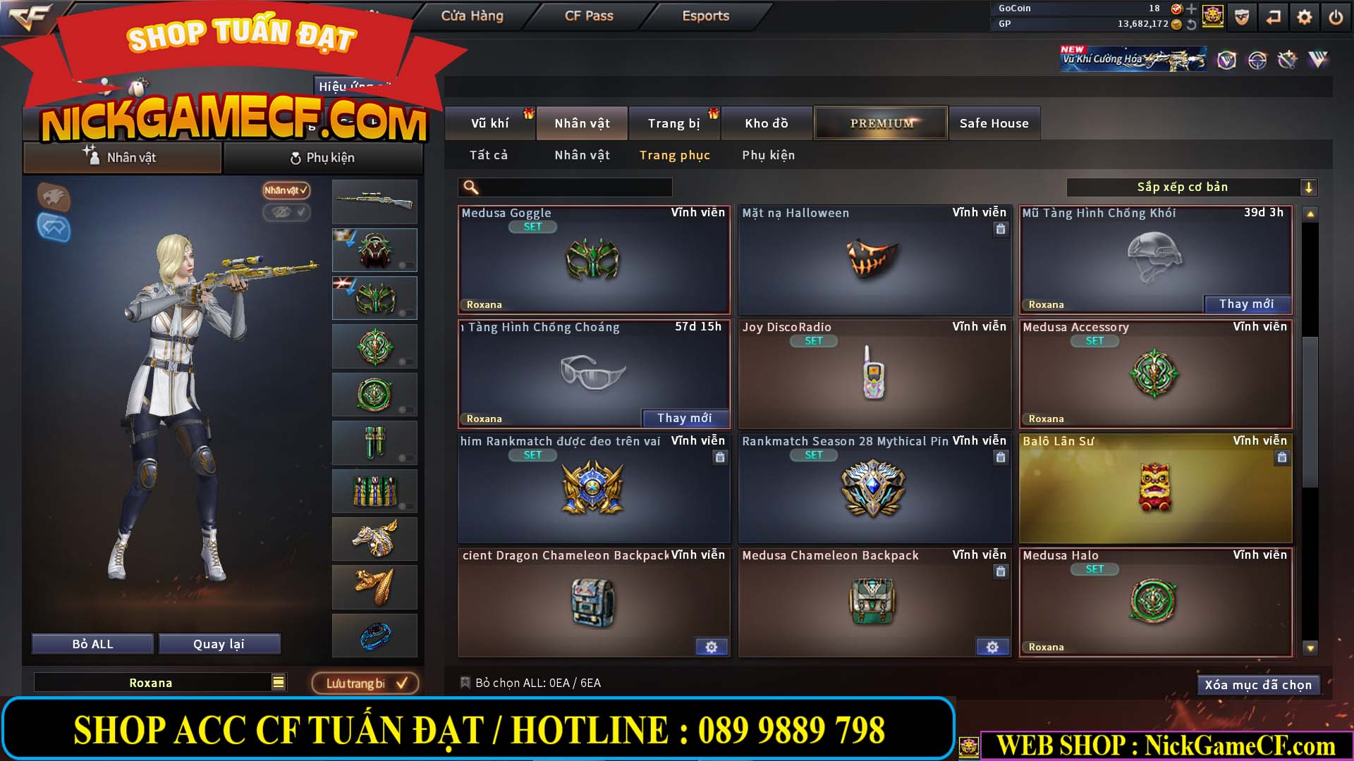 MÃ CF14151 - GIÁ : 5M5 - CHIẾN C4 ZOM AI MODE  - 42 VIP - VIP5