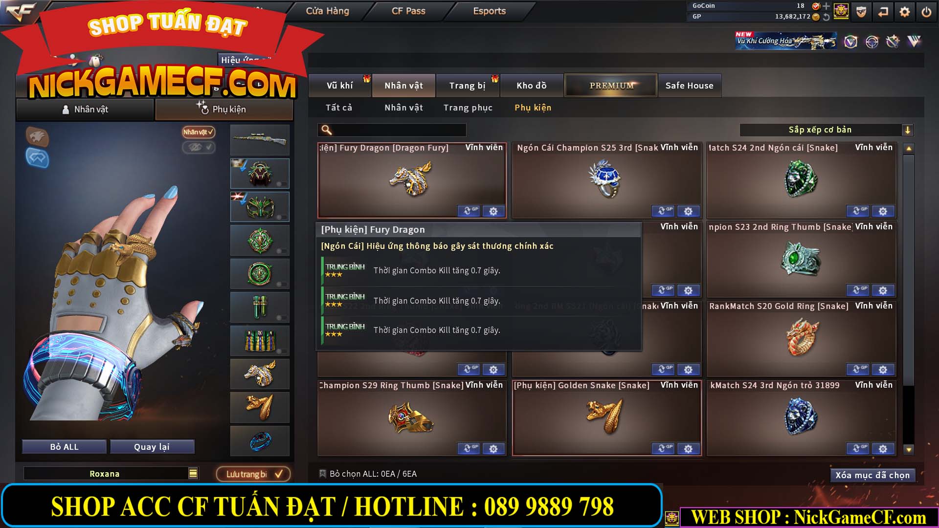 MÃ CF14151 - GIÁ : 5M5 - CHIẾN C4 ZOM AI MODE  - 42 VIP - VIP5