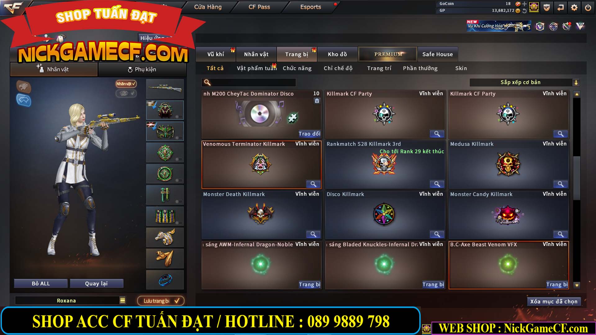 MÃ CF14151 - GIÁ : 5M5 - CHIẾN C4 ZOM AI MODE  - 42 VIP - VIP5