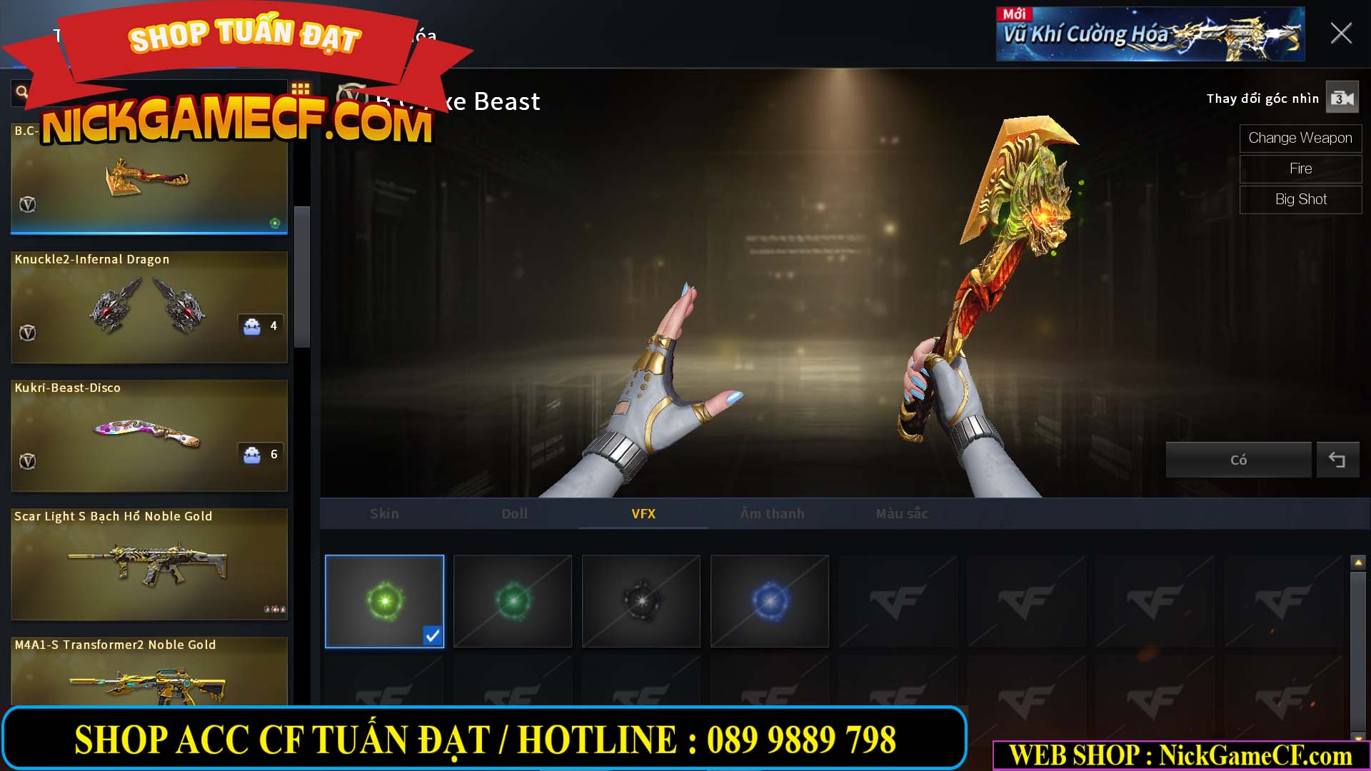 MÃ CF14151 - GIÁ : 5M5 - CHIẾN C4 ZOM AI MODE  - 42 VIP - VIP5