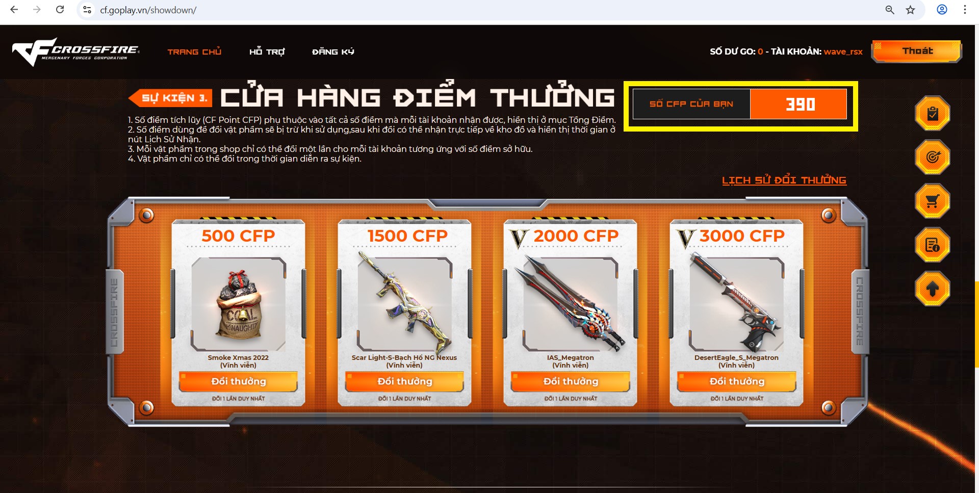 MÃ CF14357 - GIÁ : 8888K - CHIẾN ZOM XINH - C4 ĐẸP - 61 VIP - VIP5