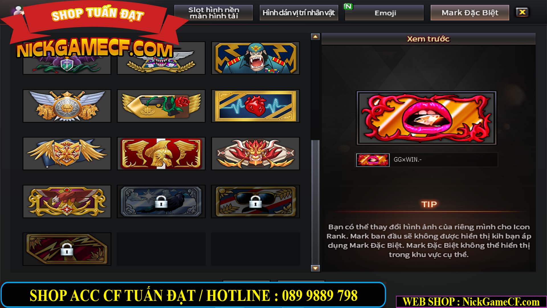 MÃ CF14357 - GIÁ : 8888K - CHIẾN ZOM XINH - C4 ĐẸP - 61 VIP - VIP5