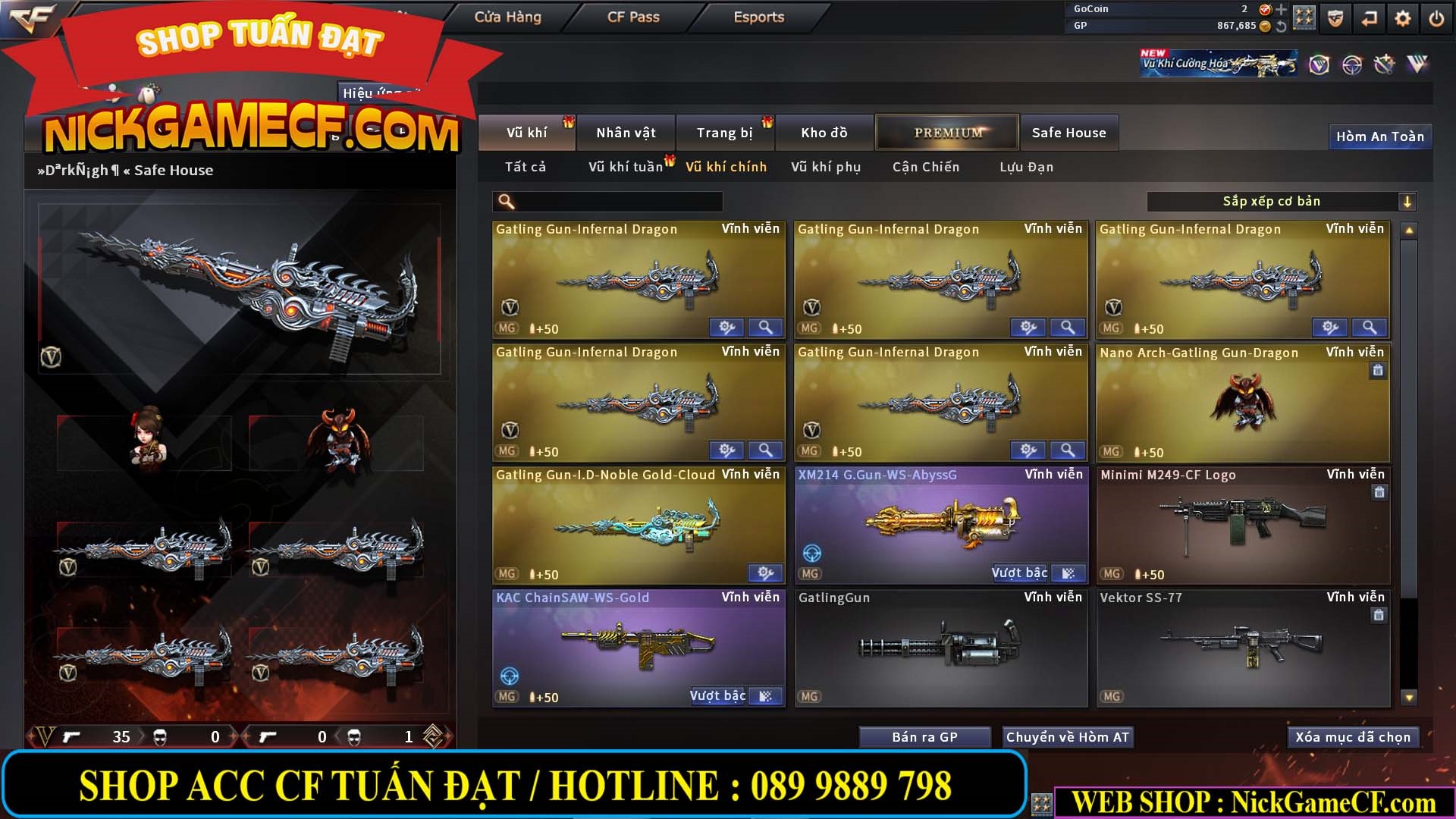 MÃ CF14364 - GIÁ : 5M2 - CHIẾN ZOM THỦ - C4 - 37 VIP - VIP6