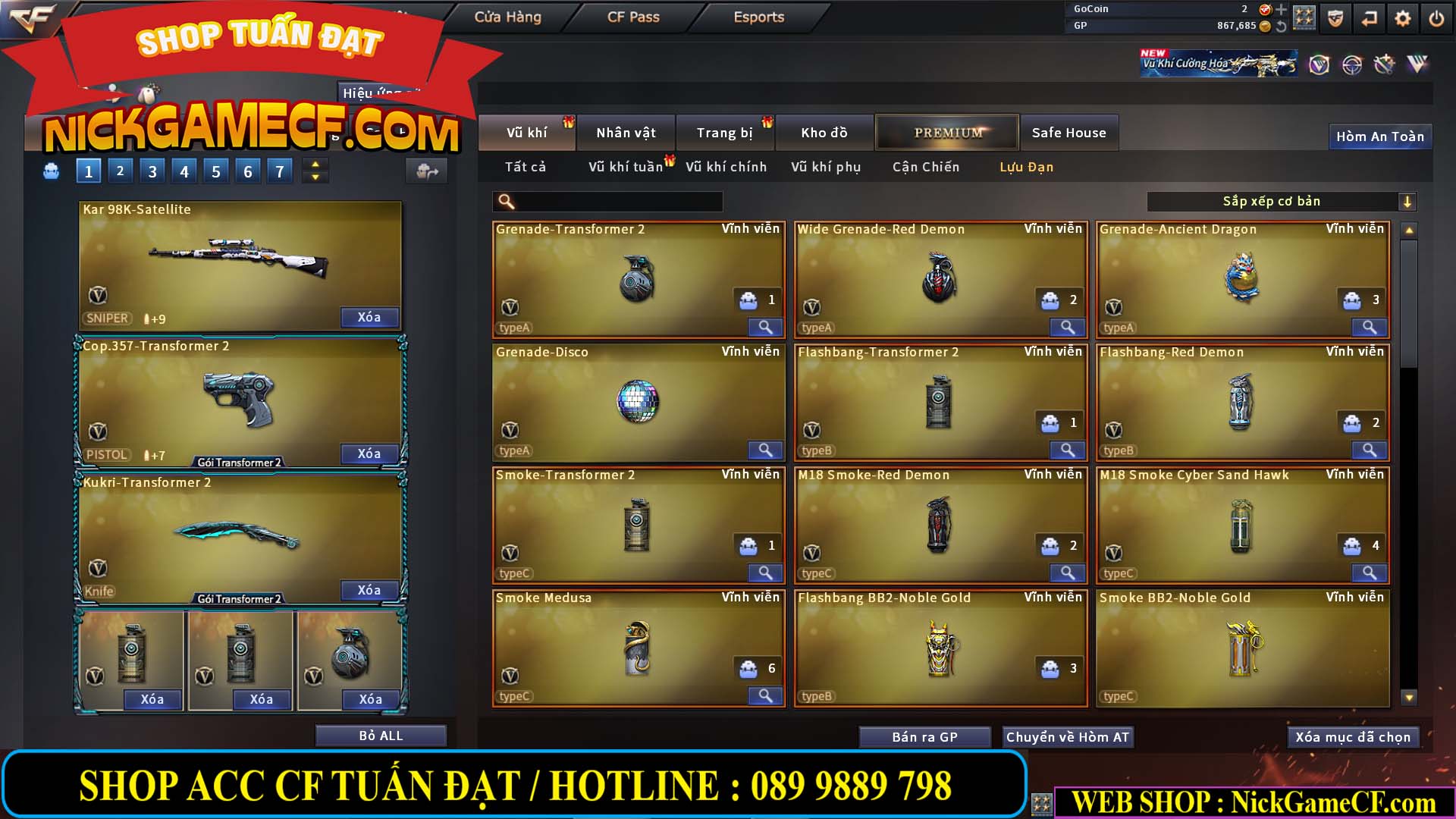 MÃ CF14364 - GIÁ : 5M2 - CHIẾN ZOM THỦ - C4 - 37 VIP - VIP6