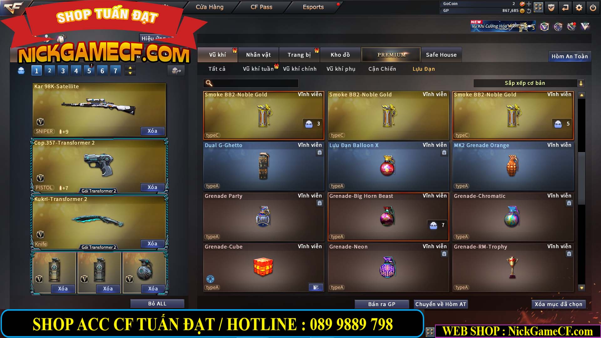 MÃ CF14364 - GIÁ : 5M2 - CHIẾN ZOM THỦ - C4 - 37 VIP - VIP6